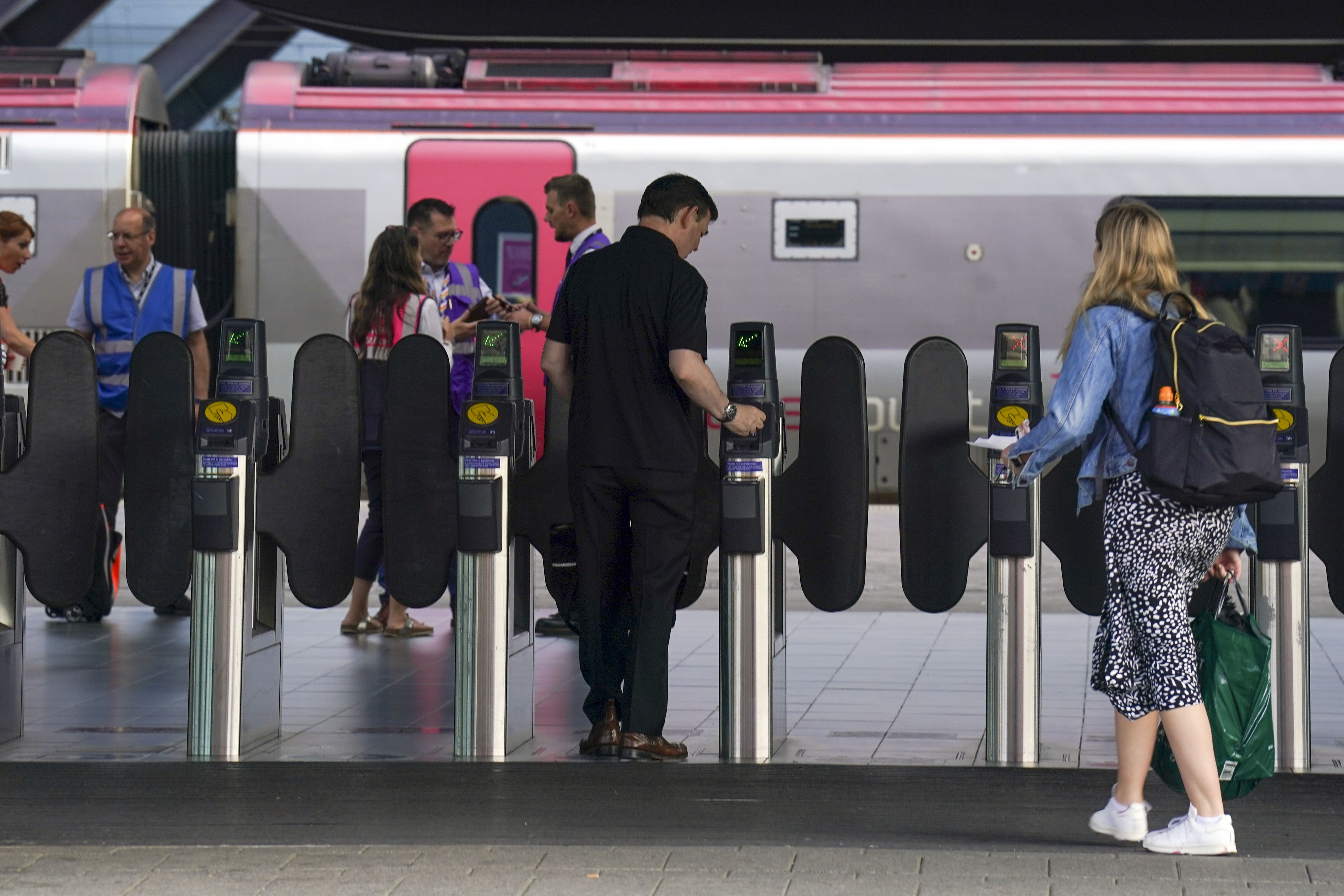 More passengers were attempting to travel despite Wednesday’s rail strike than during last month’s industrial action (Steve Parsons/PA)