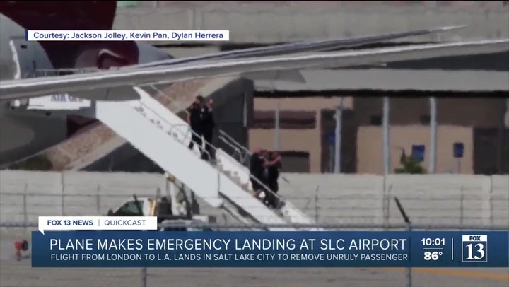 ‘Disruptive passenger’ who tried to enter cockpit removed from plane