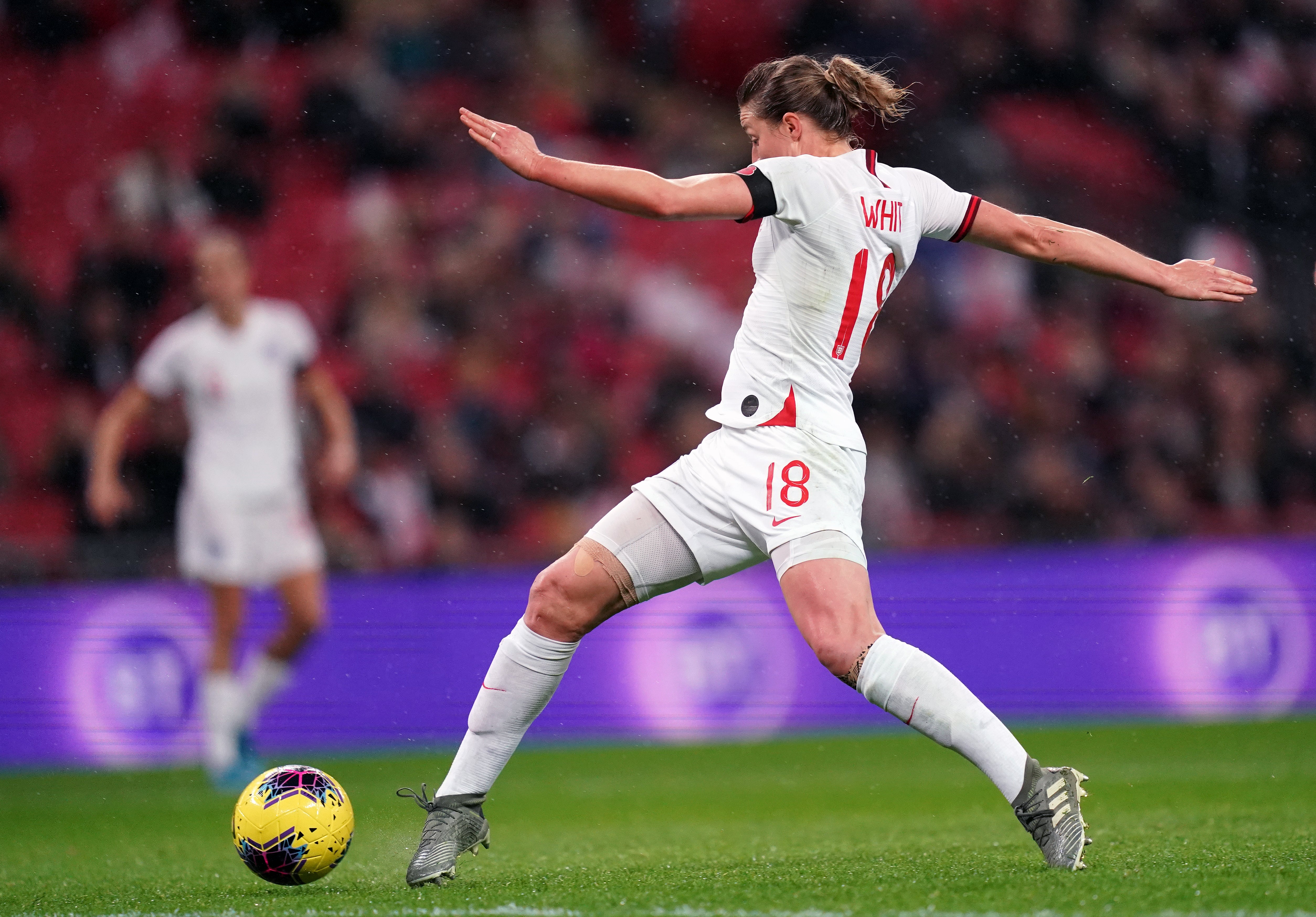 Ellen White scored the equaliser at Wembley (John Walton/PA)