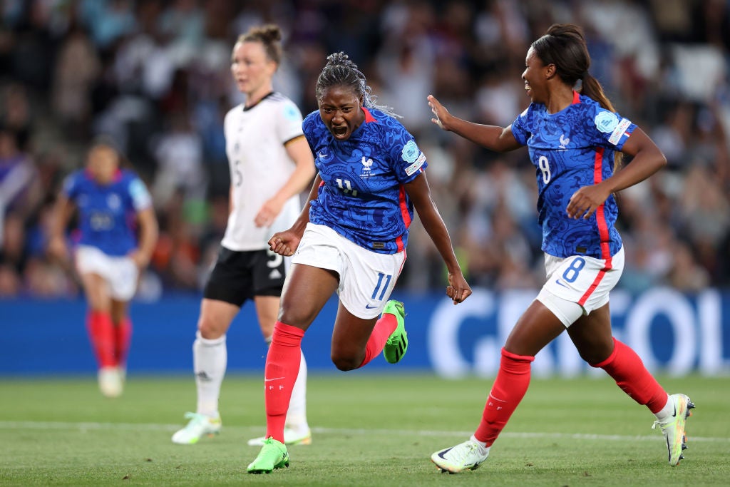 Diani’s shot took a big deflection as France equalised