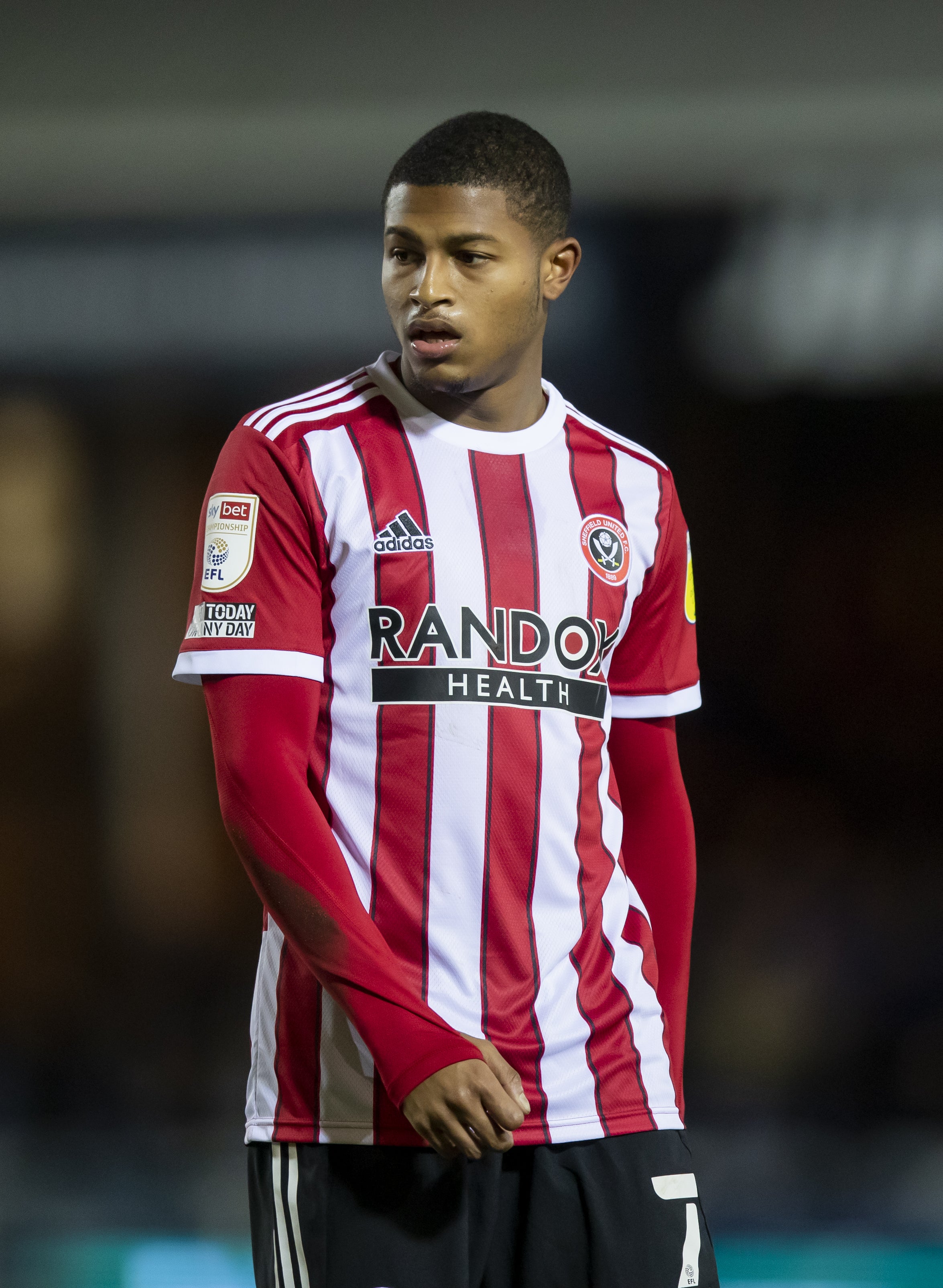 Sheffield United’s Rhian Brewster (PA)