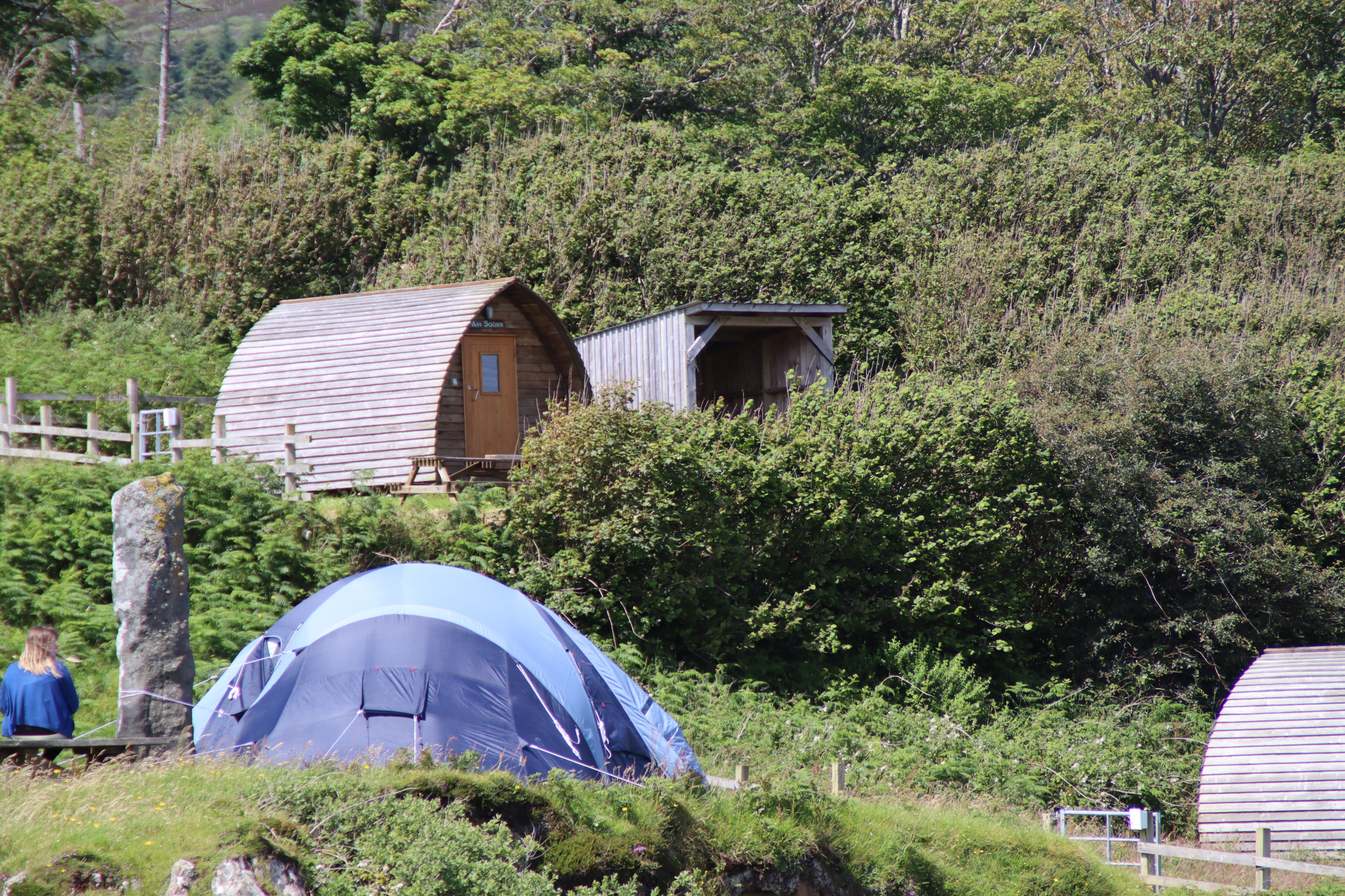 Get back to nature with a stay at the Eigg Camping Pods