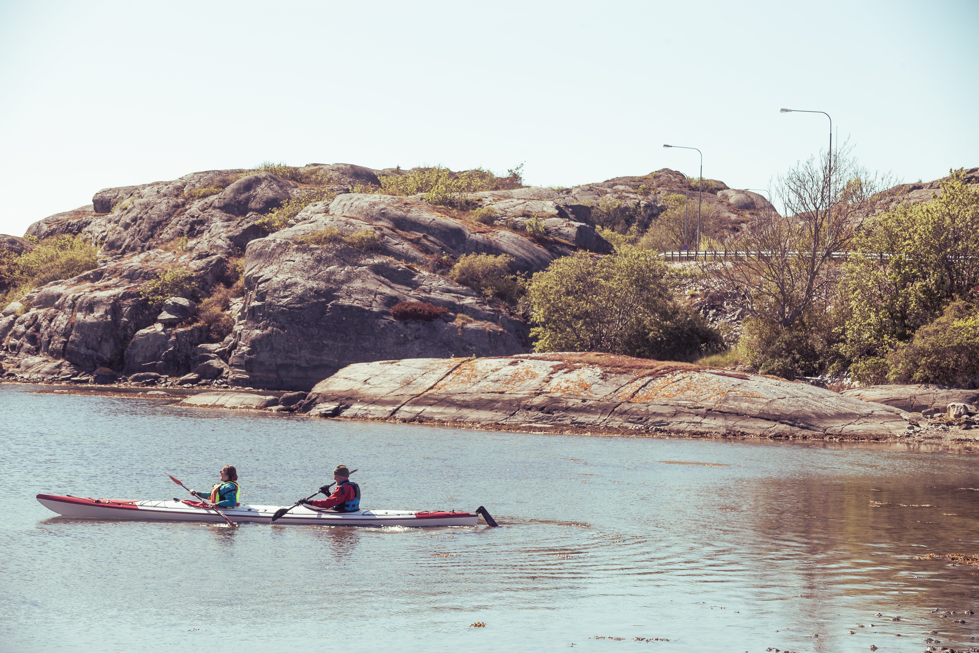 Paddling around Kladesholmen island with Patrik Forsling