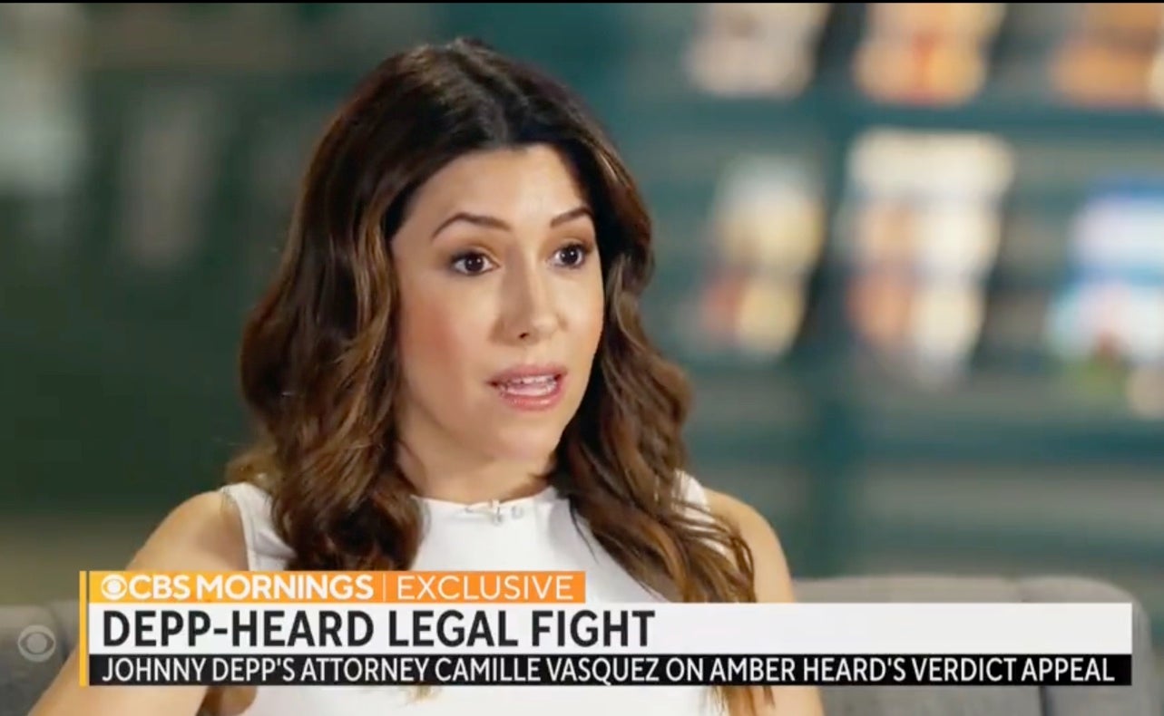 Camille Vasquez speaks to CBS Morning’s Gayle King about appealing the verdict