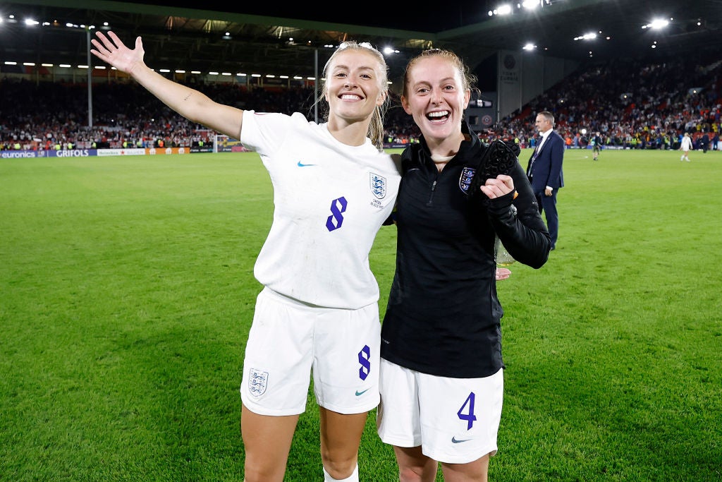 Only captain Leah Williamson has completed more passes than Walsh for England