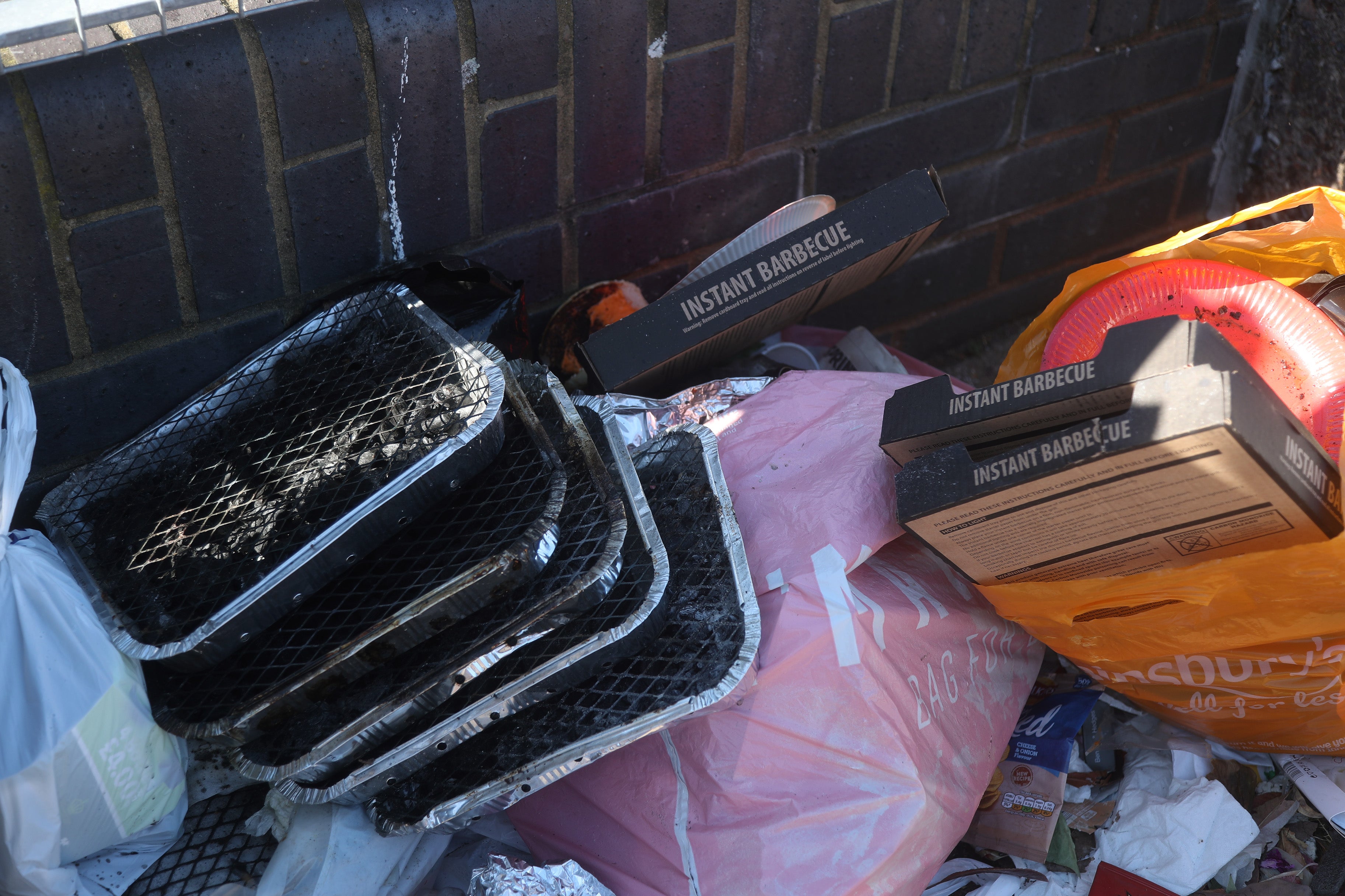 London’s fire chief has called for a ‘total ban’ on disposable barbecues (PA)