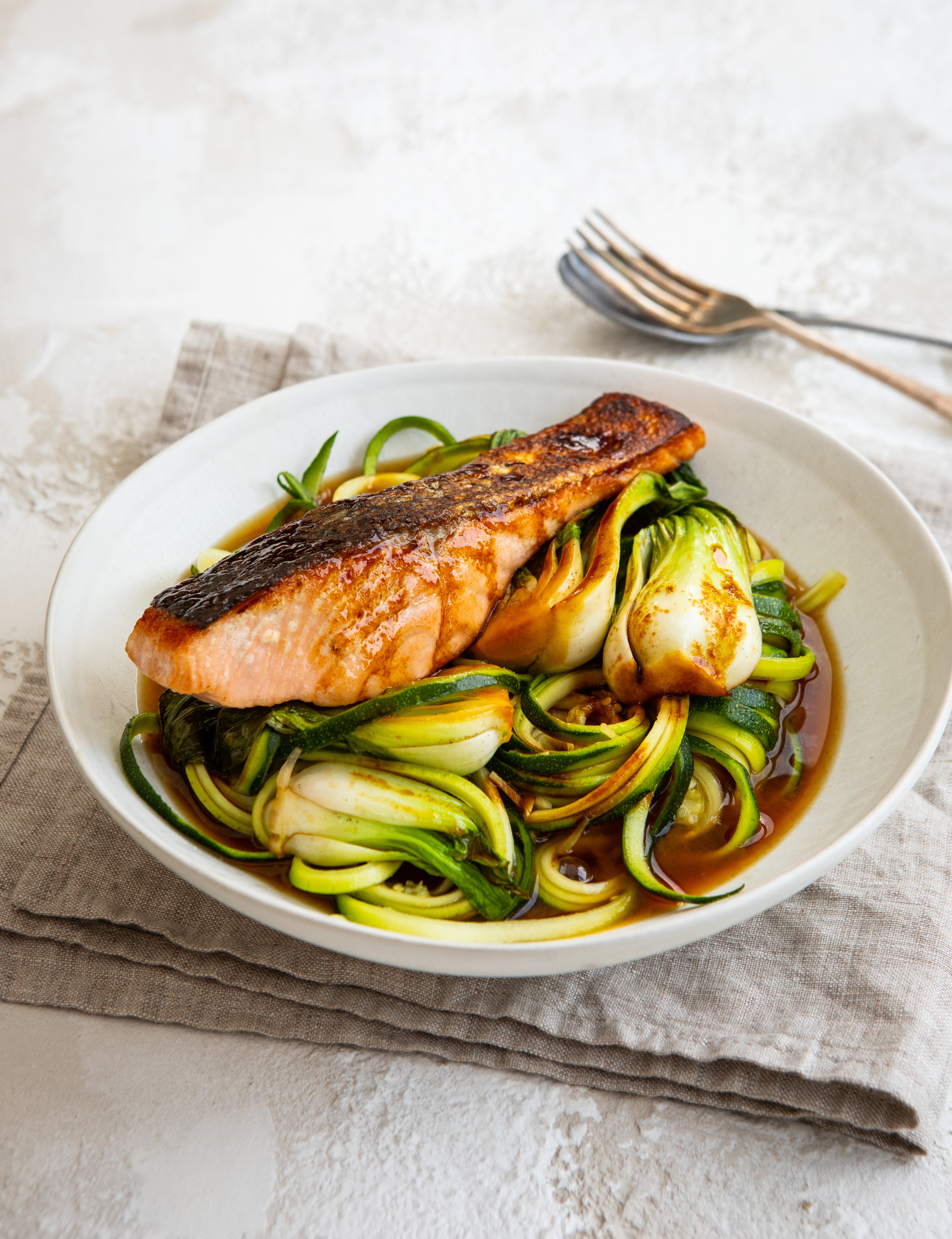 Fertility food: Miso-glazed salmon (Andrew Hayes-Watkins/PA)