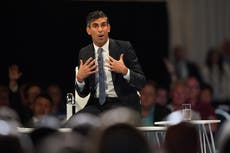 Rishi Sunak launches attack on ‘woke nonsense’ in bid to turn around failing leadership campaign