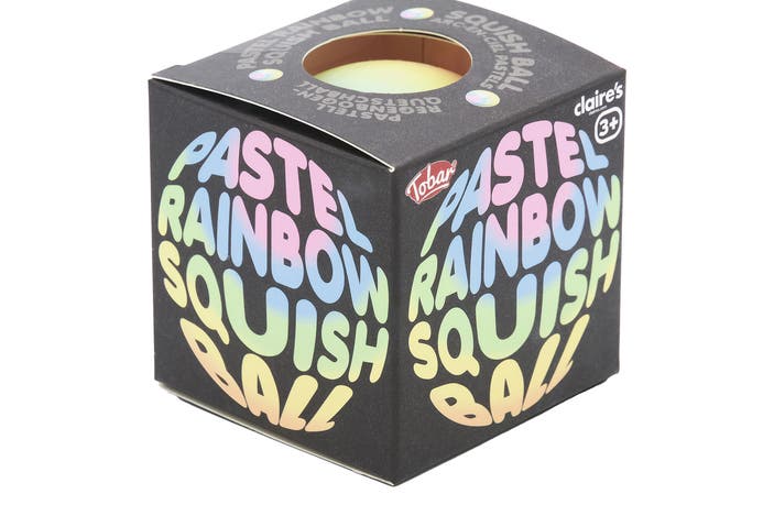 Claire’s pastel rainbow squish ball fidget toy .jpg