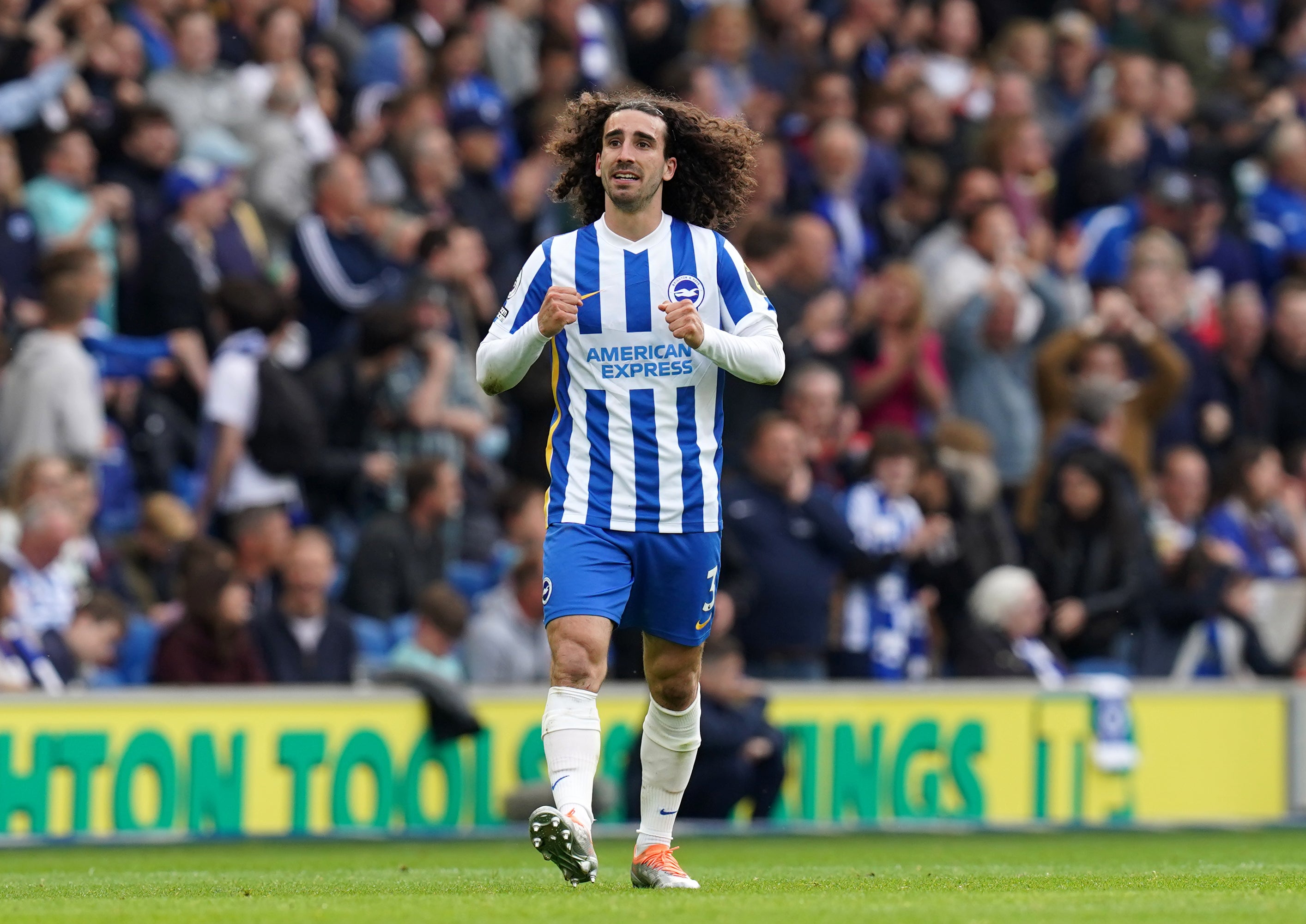 City have been linked with Marc Cucurella throughout the summer (Gareth Fuller/PA)