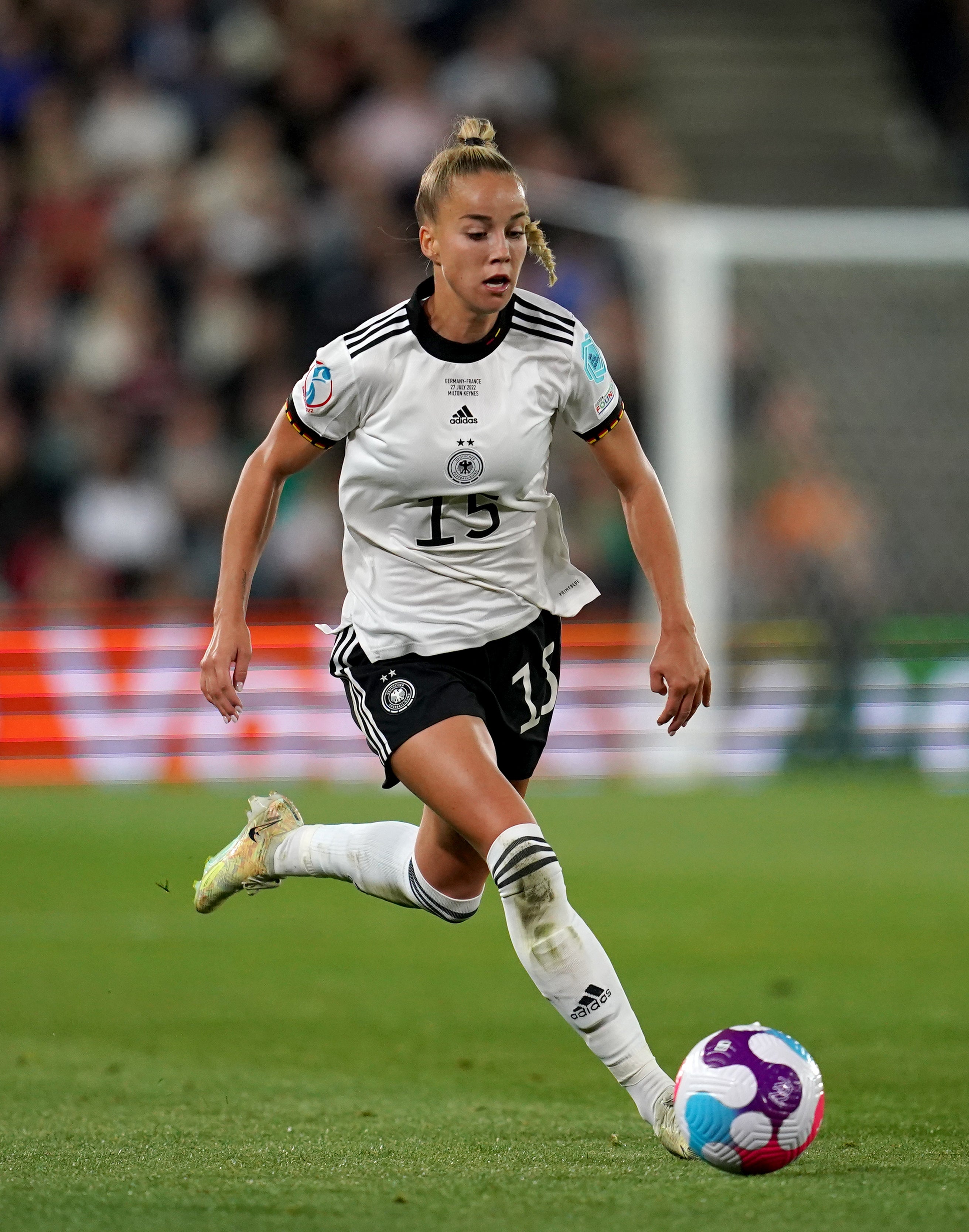 Giulia Gwinn has been part of a solid Germany defence (Nick Potts/PA)