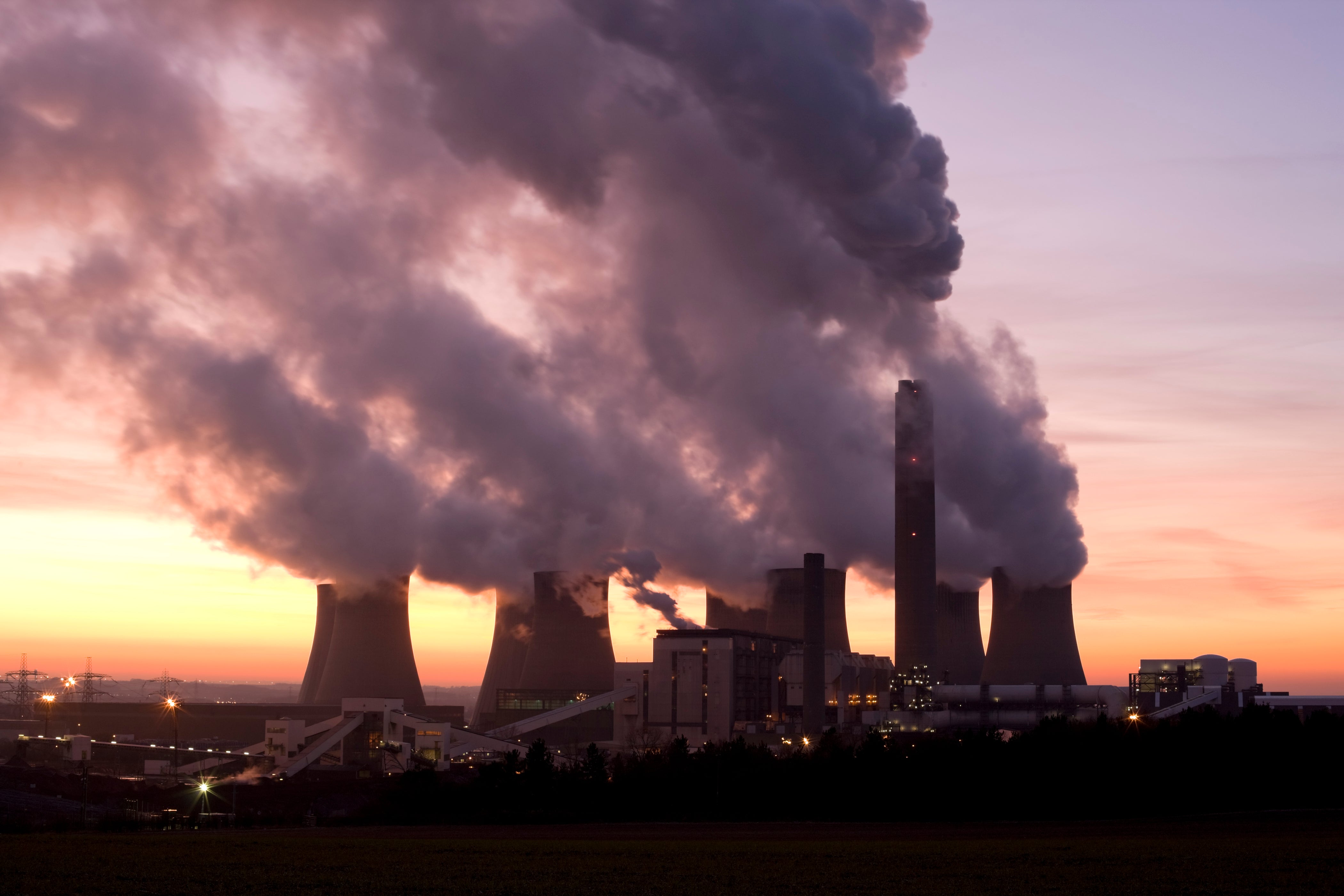 Coal fueled power station, Ratcliffe-On-Soar, Nottingham, England, U.K.