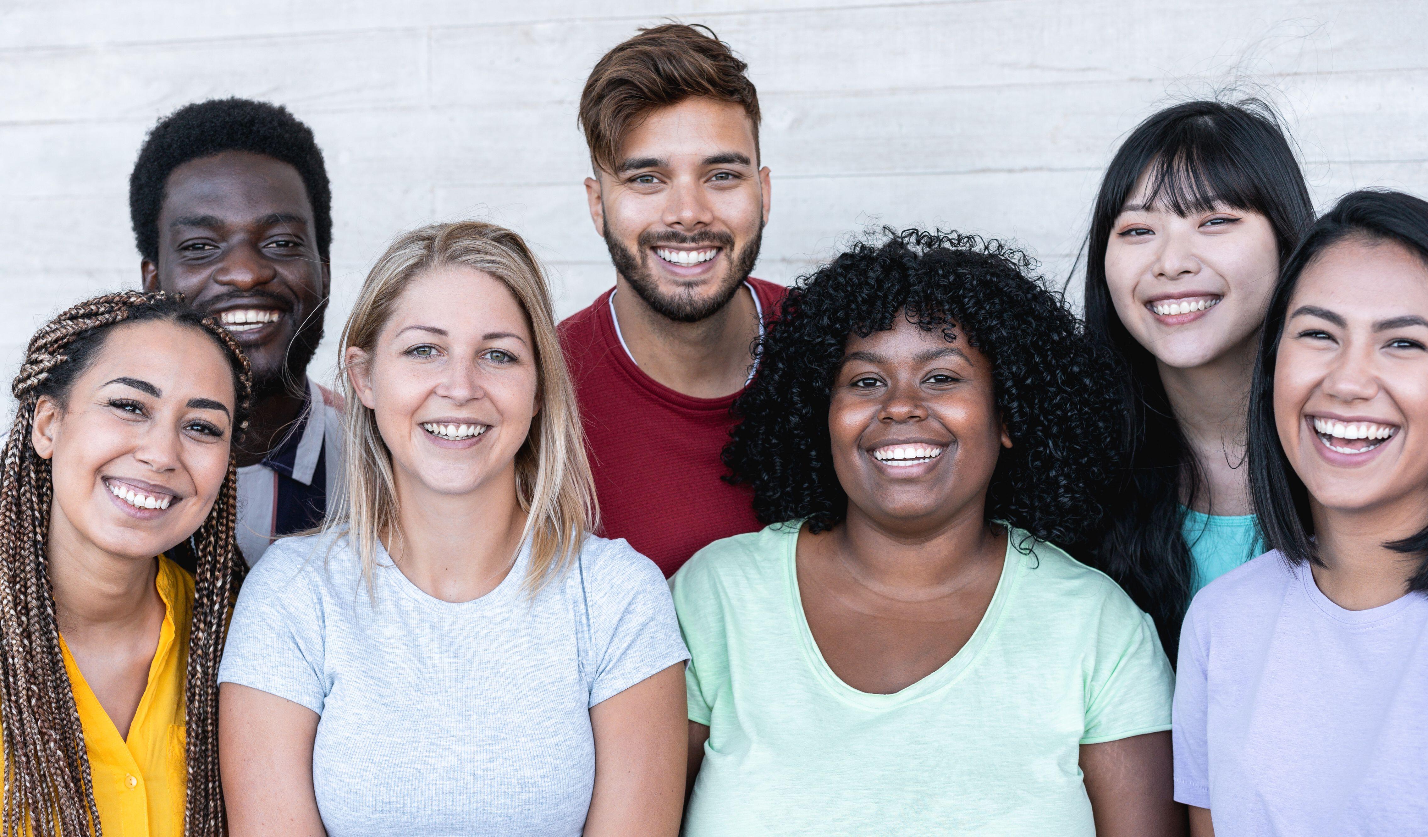 Friends from different races and culture. Researchers at the University of Exeter believe they have found the root cause of the “other race effect” deep within the brain (Alamy/PA)