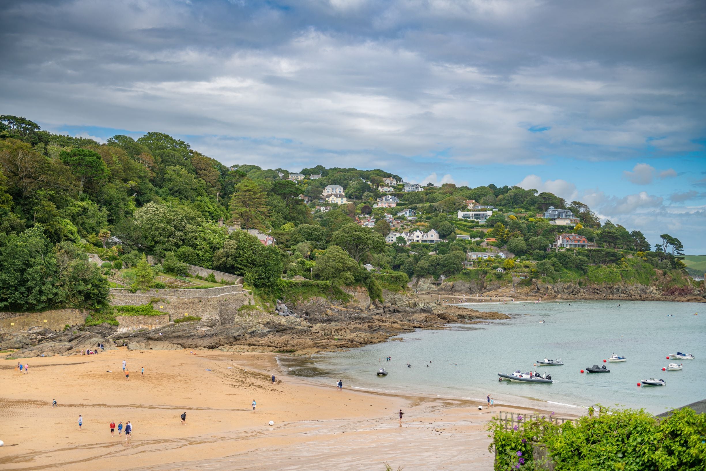 South Sands is an unspoiled swathe of biscuity beach