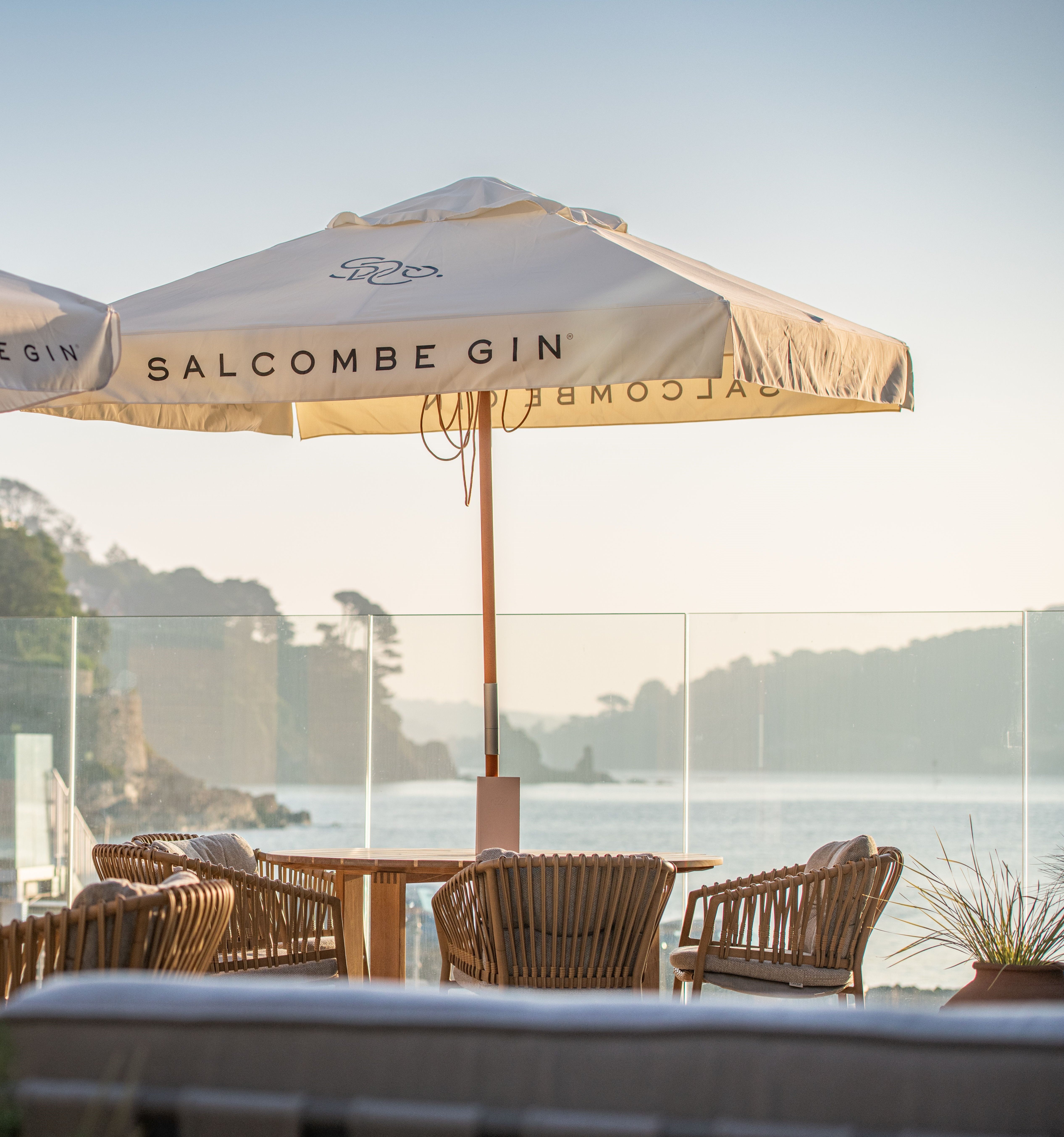 The glass-fronted dining deck has true yacht vibes