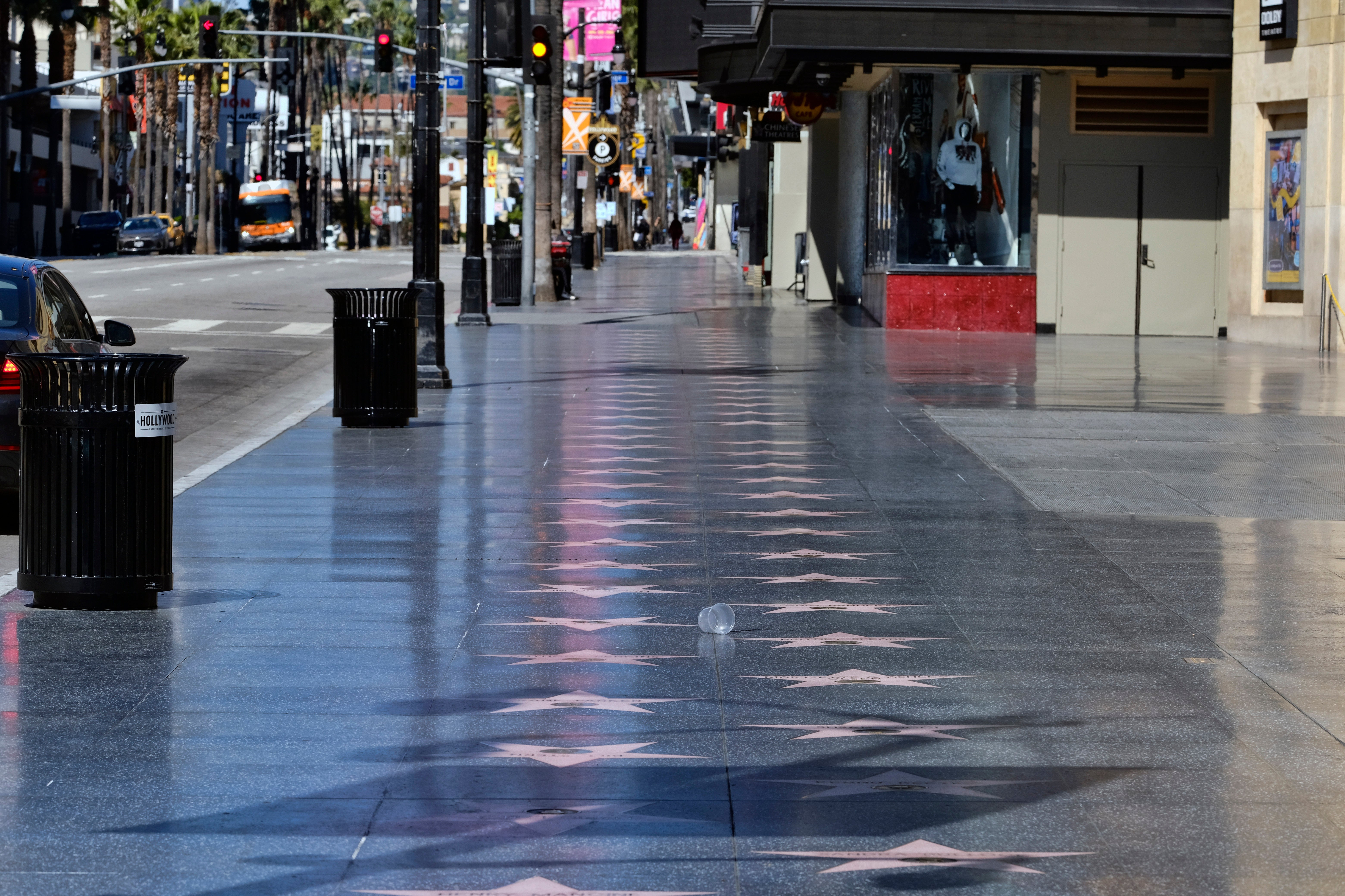 Hollywood Walk of Fame Construction