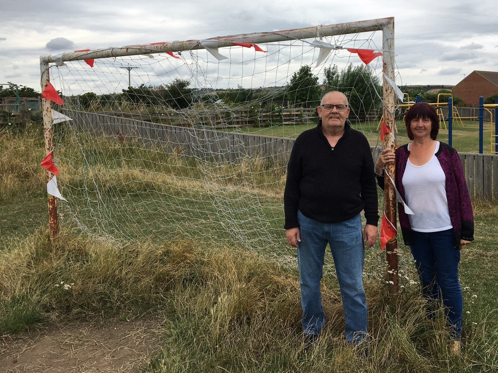 John and Noreen Flanagan said how proud the village was of Mead’s achievements