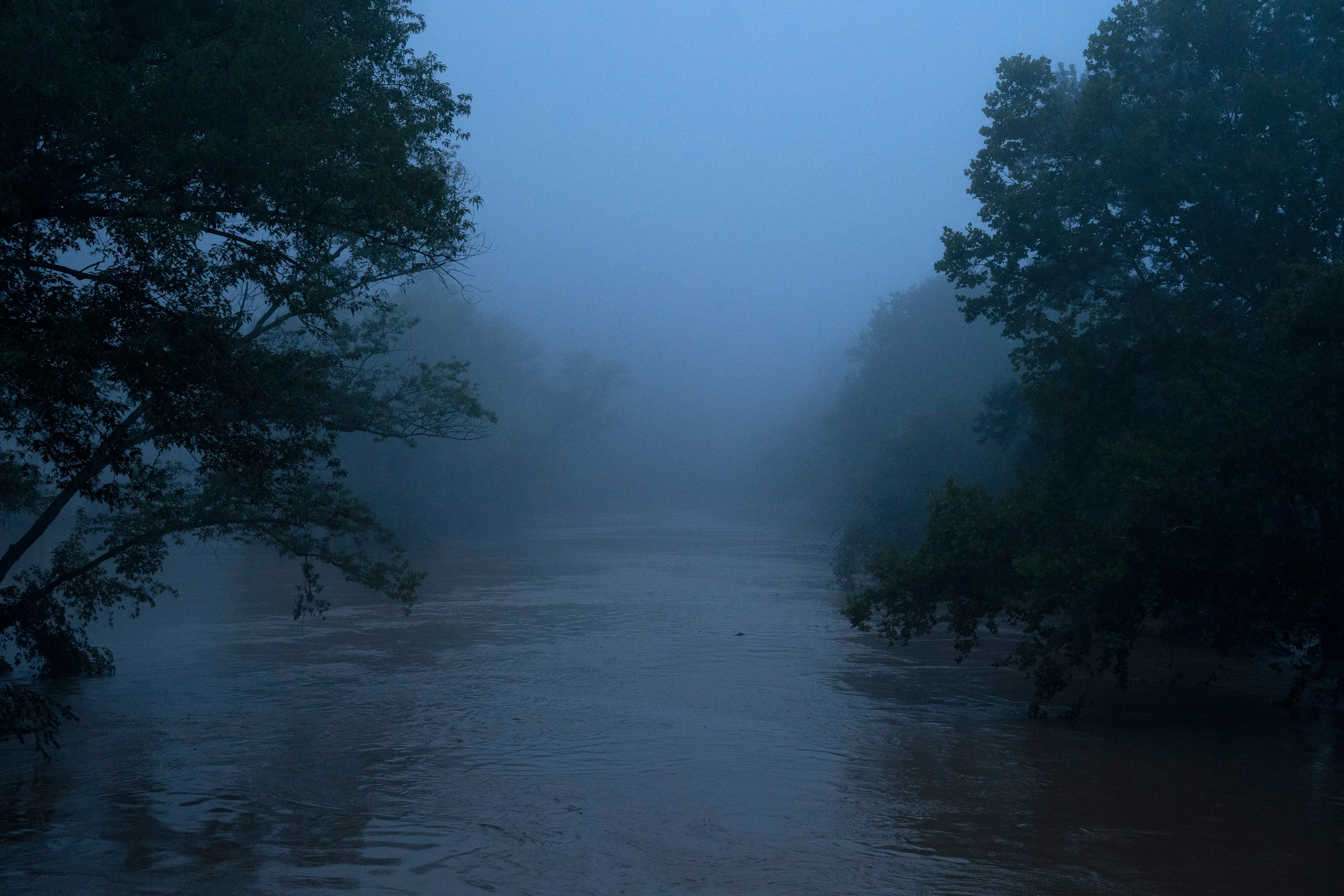 The North Fork of the Kentucky River remains high, but the waters have receded from record levels