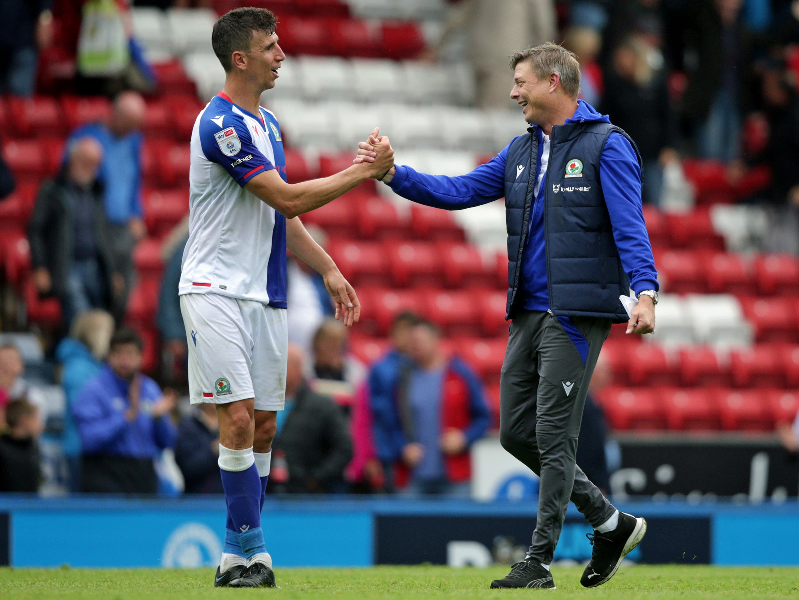 Jon Dahl Tomasson got off to the perfect start as Blackburn boss