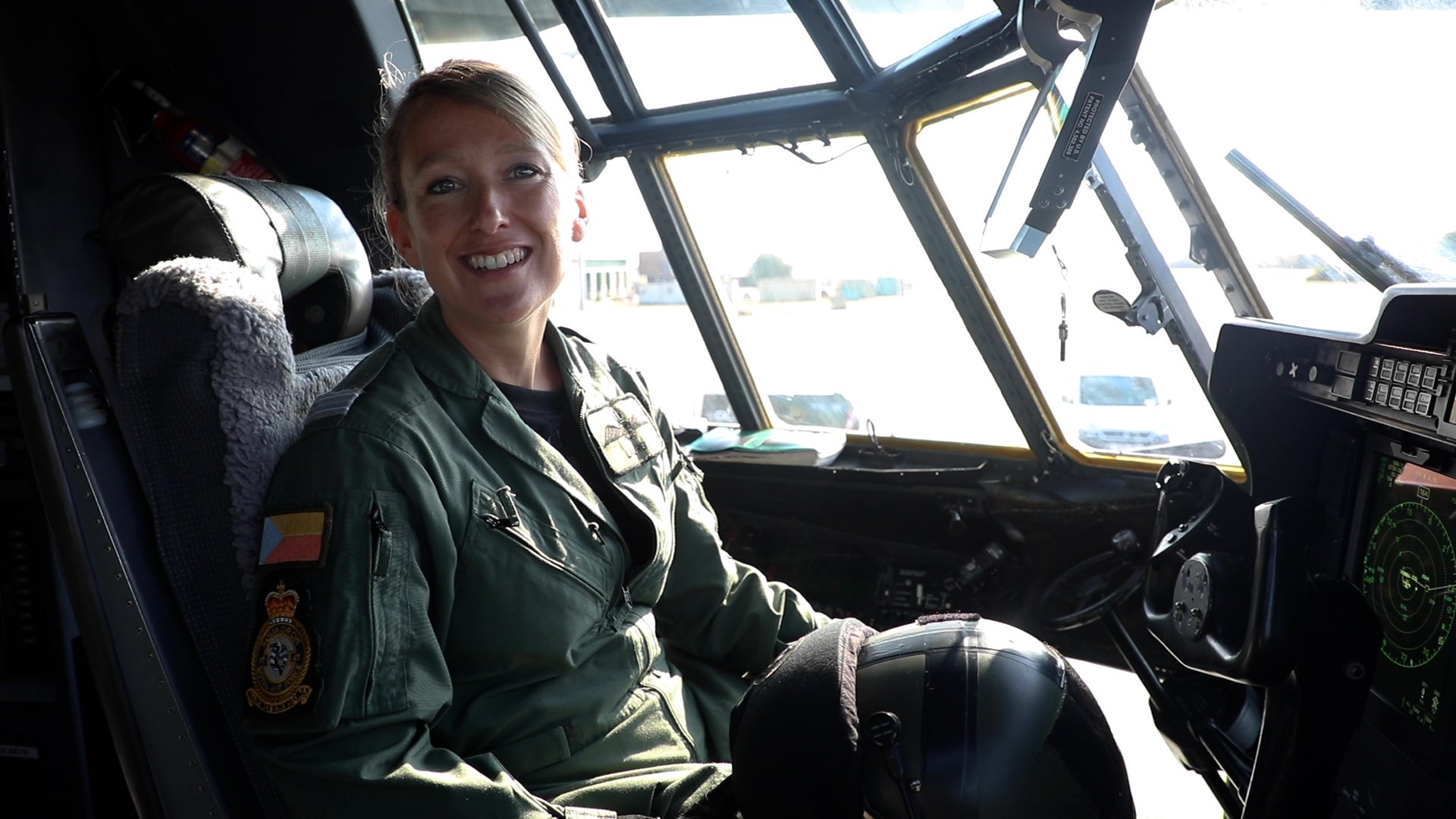 Flight Lieutenant Lauren said watching the England team has been ‘inspiring’ (RAF/PA)