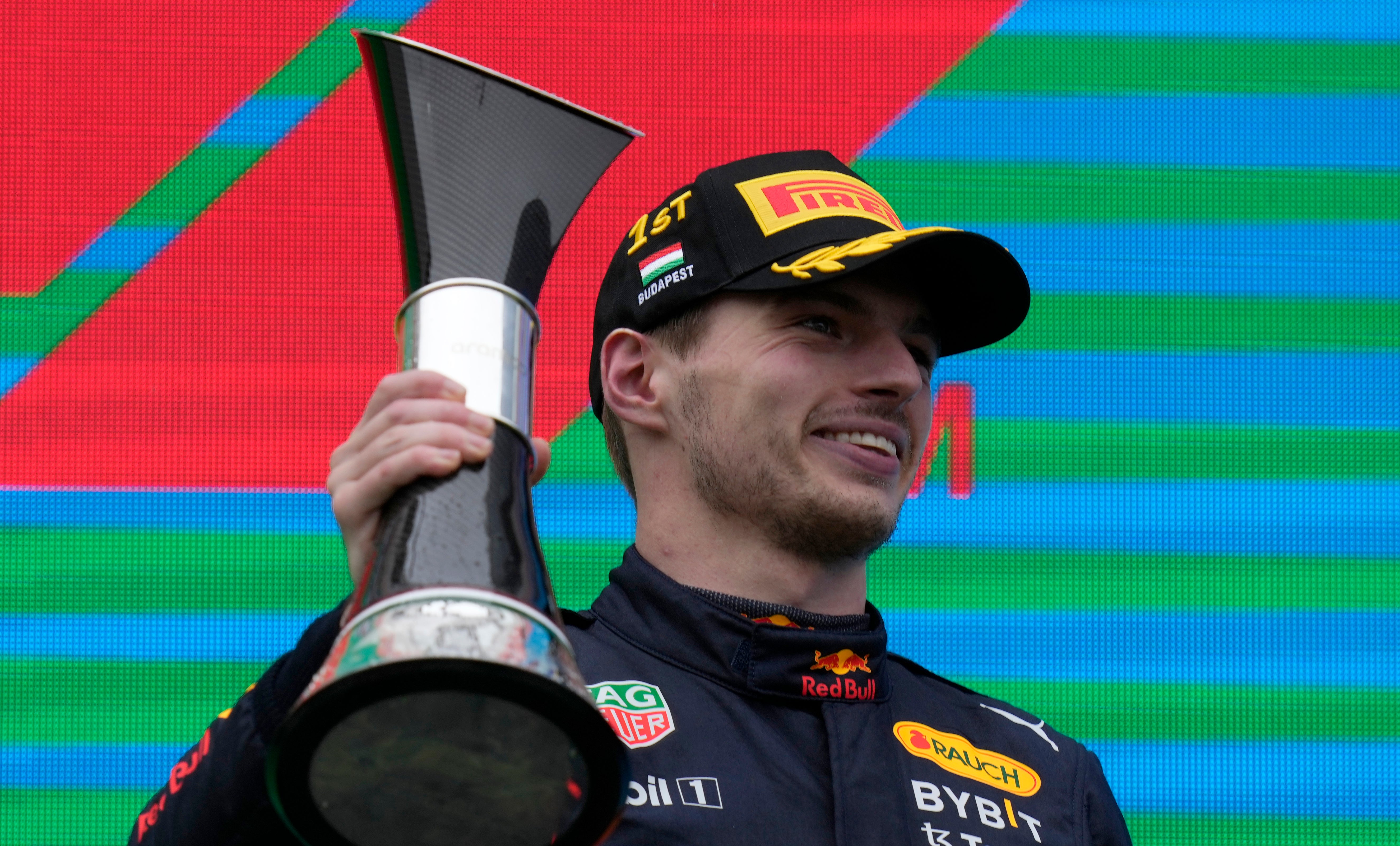 Max Verstappen took the win at the Hungarian GP (Darko Bandic/AP)