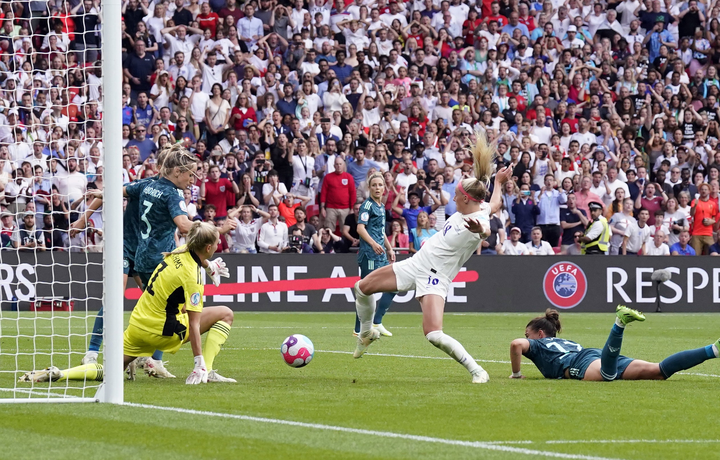 England’s Chloe Kelly (Danny Lawson/PA)