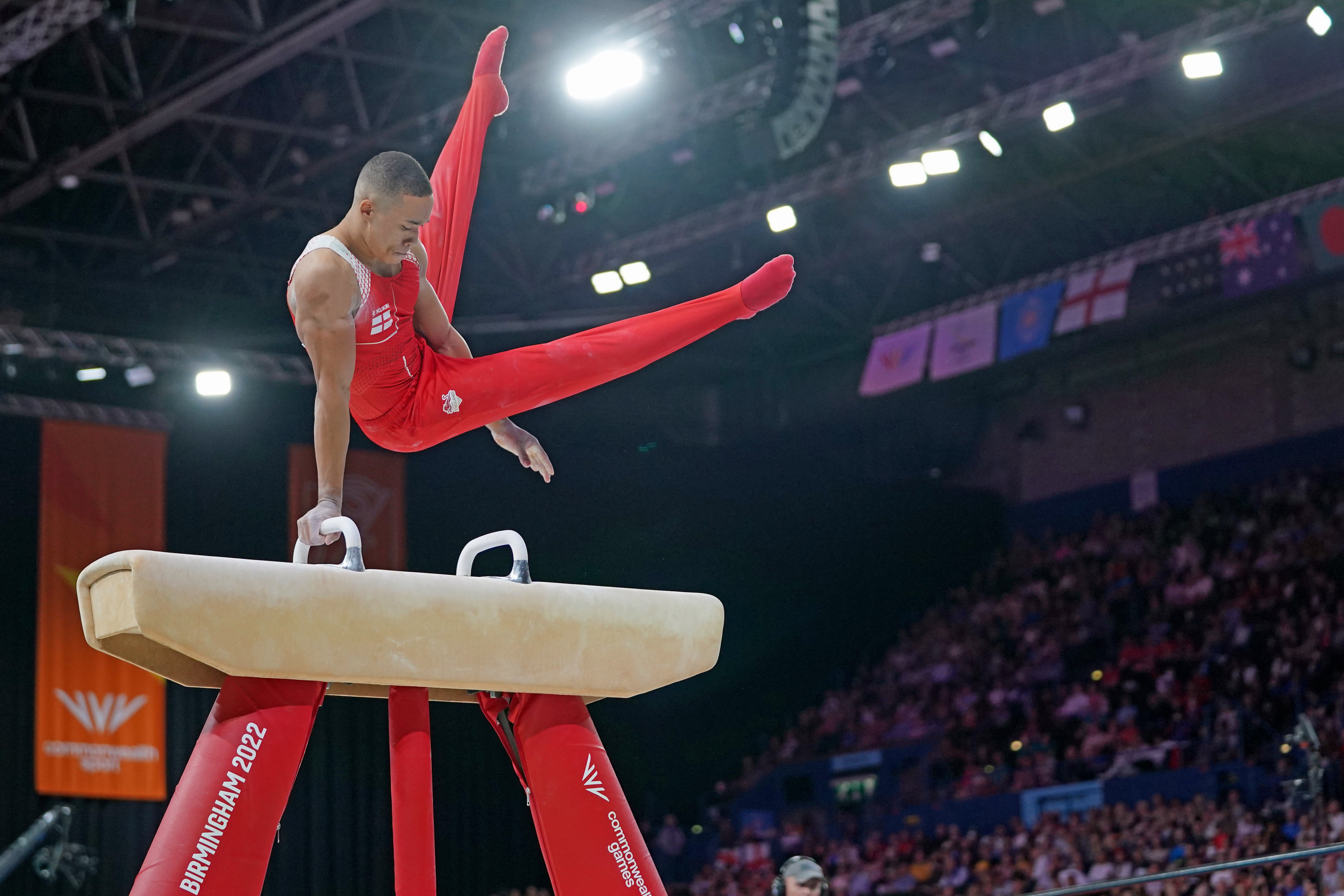 Joe Fraser is in action on Monday (Zac Goodwin/PA)
