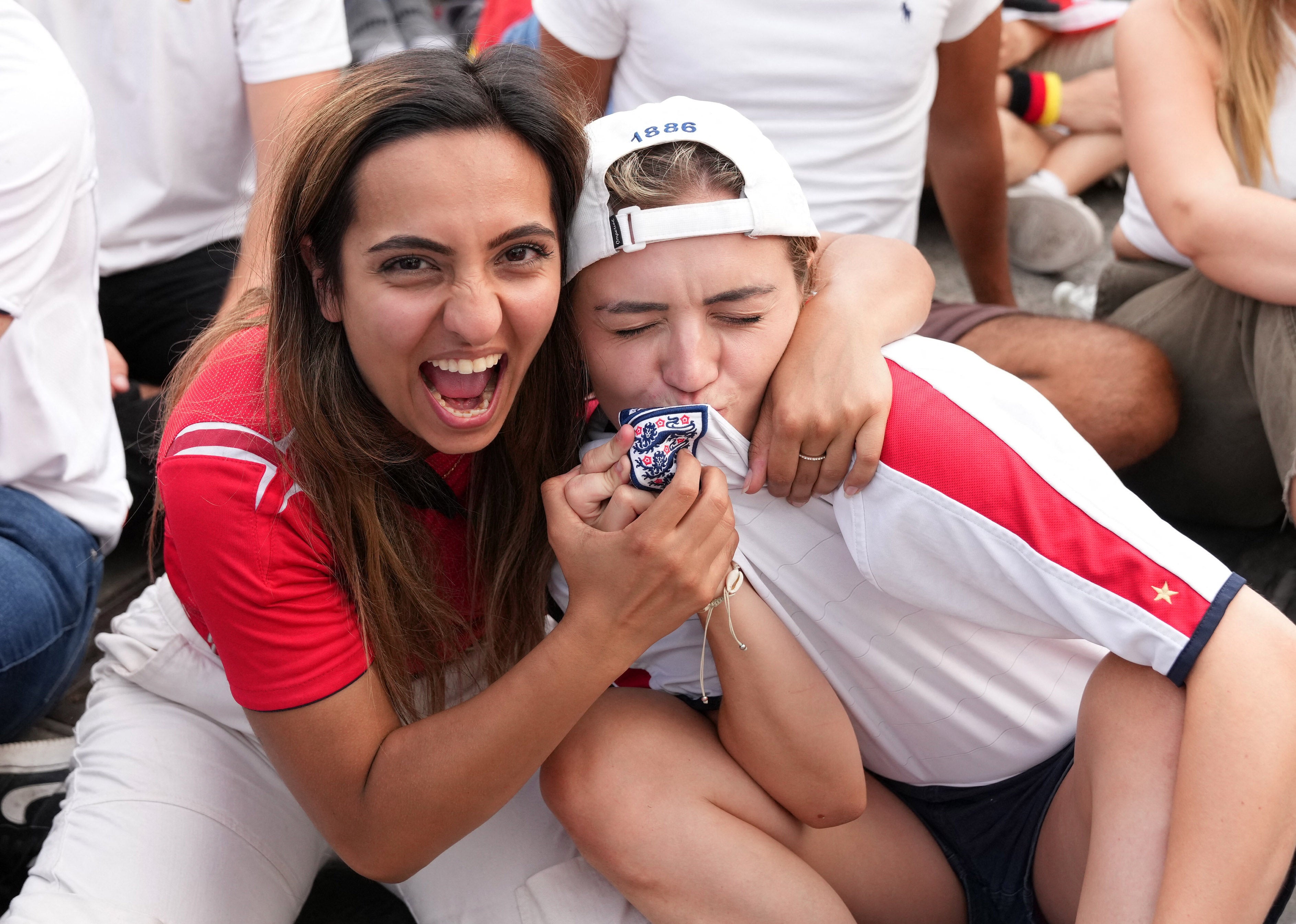 England’s win has been celebrated across the country