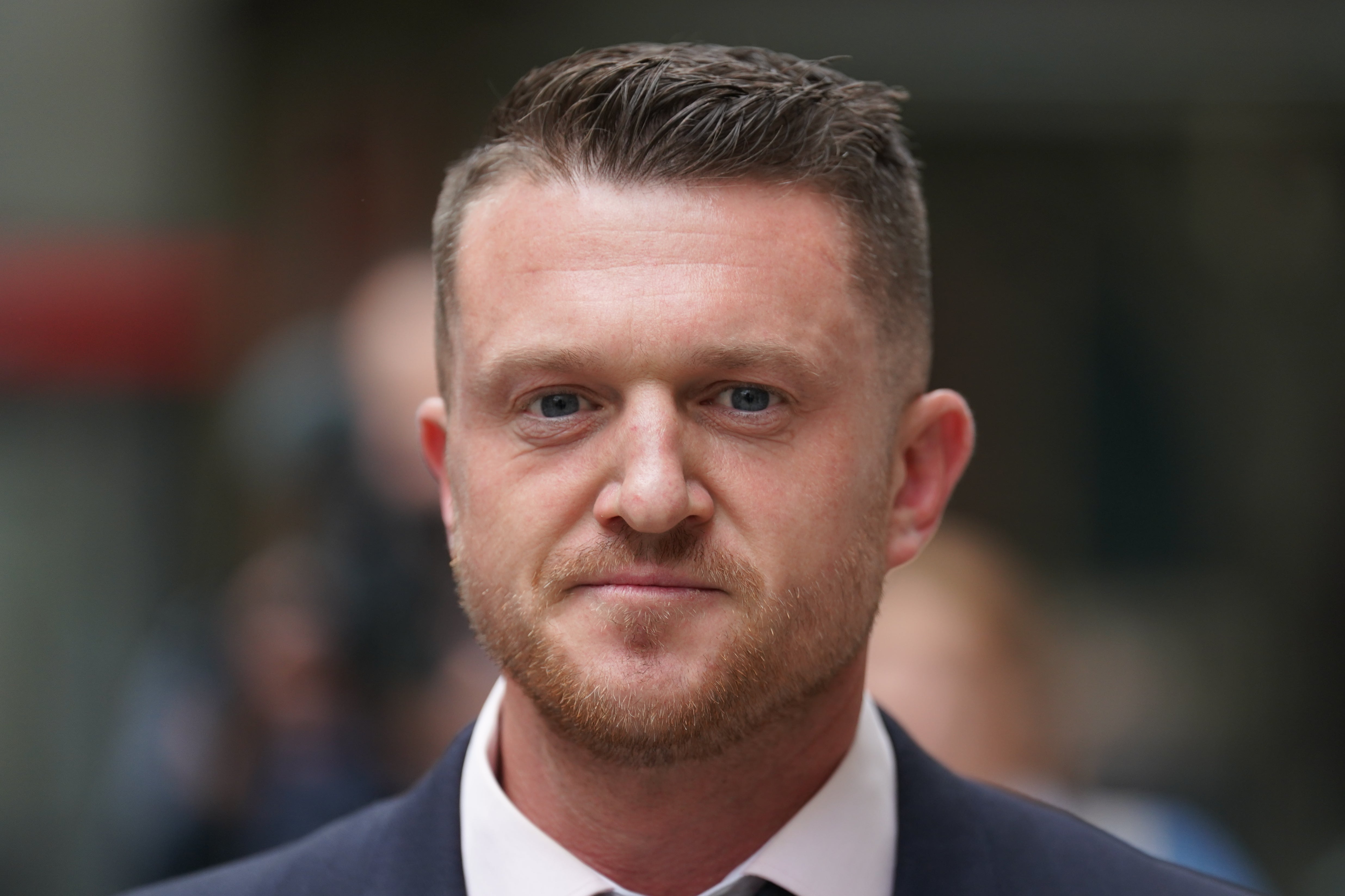 Tommy Robinson thanked Elon Musk for overturning the ban (Kirsty O’Connor/PA)