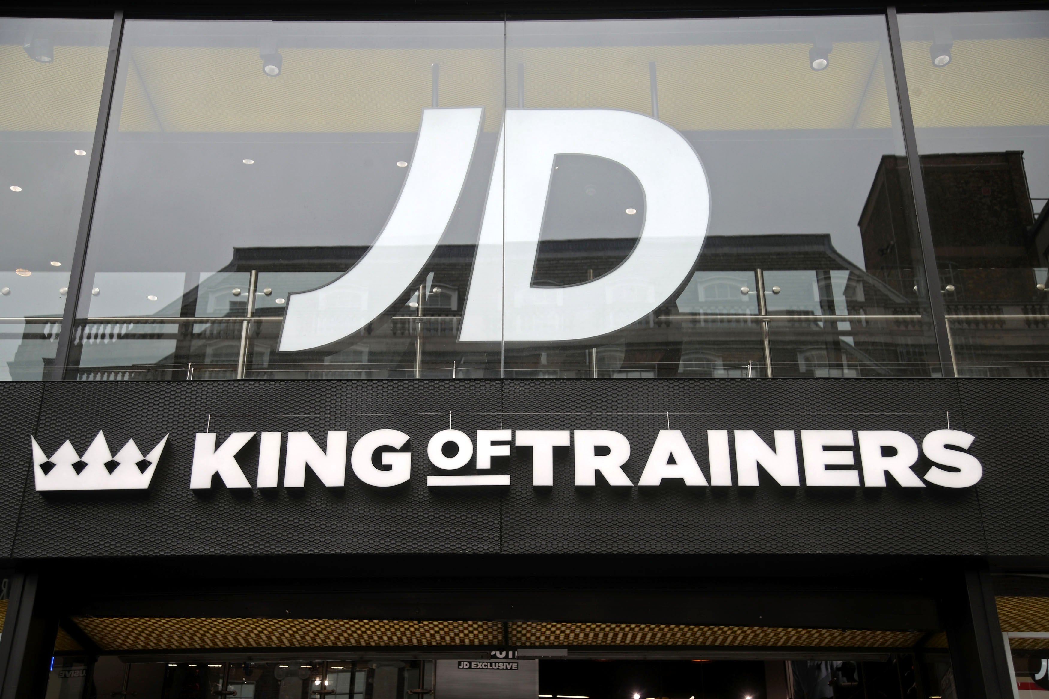 A branch of JD Sports on Oxford Street, central London. (Yui Mok/PA)