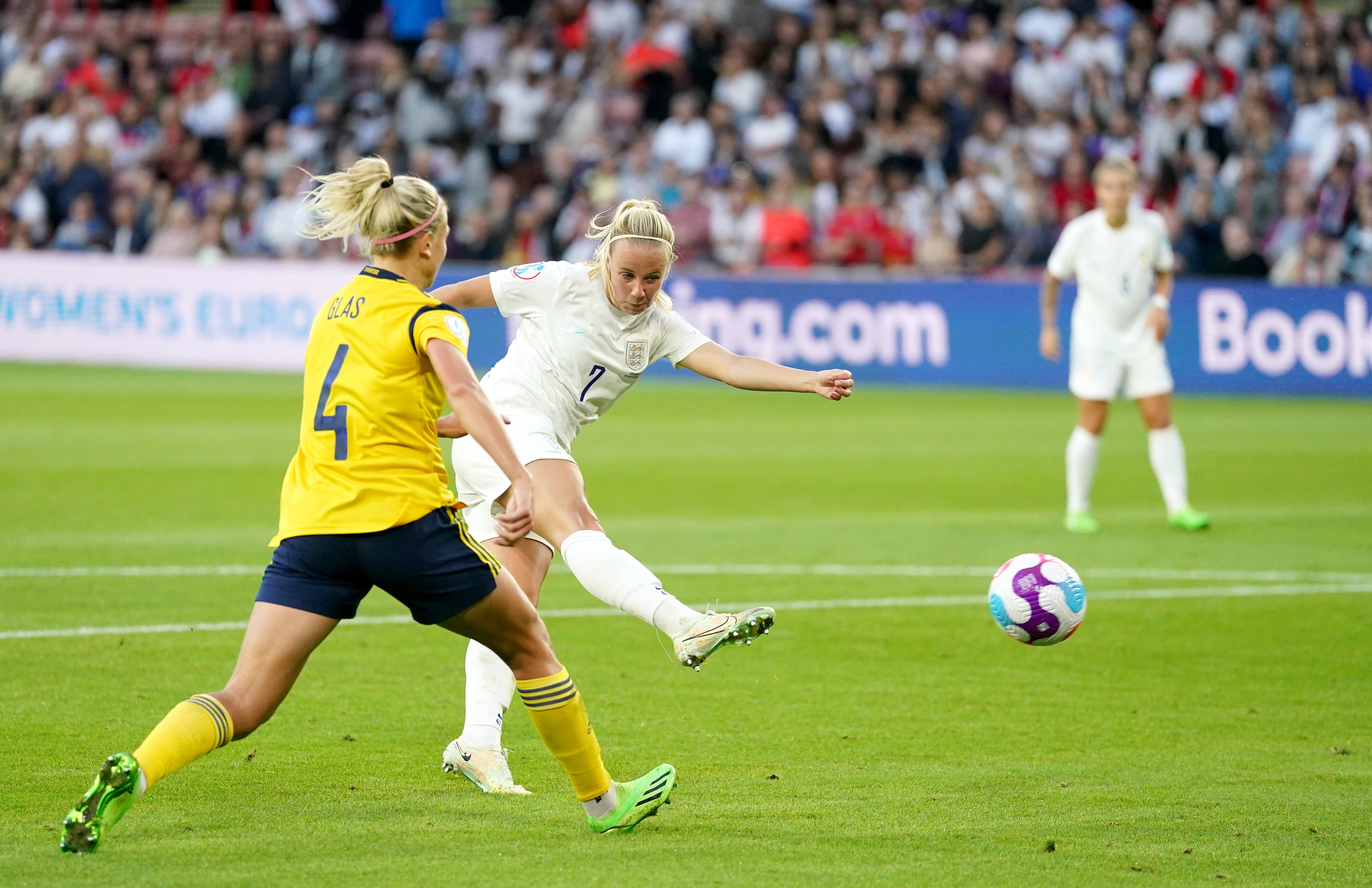 Mead scored six goals and provided five assists at Euro 2022 (Nick Potts/PA).