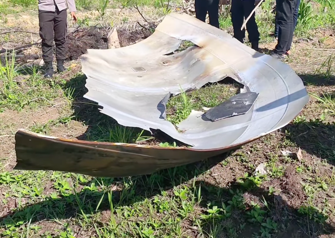 Debris in Borneo