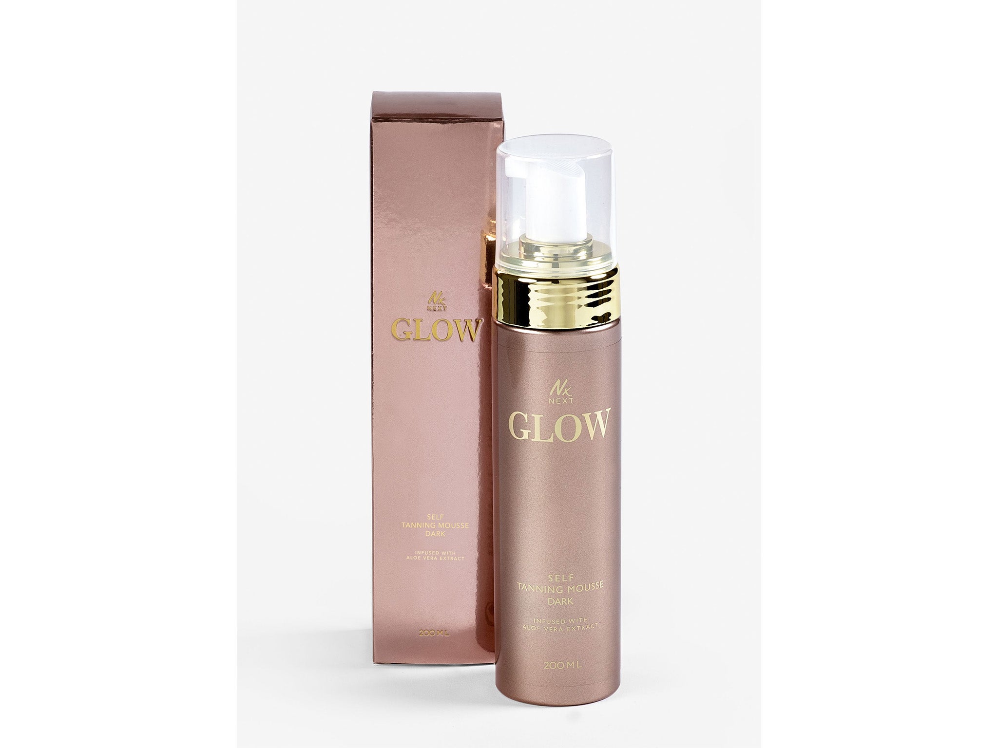 NX Glow self tan mousse extra dark