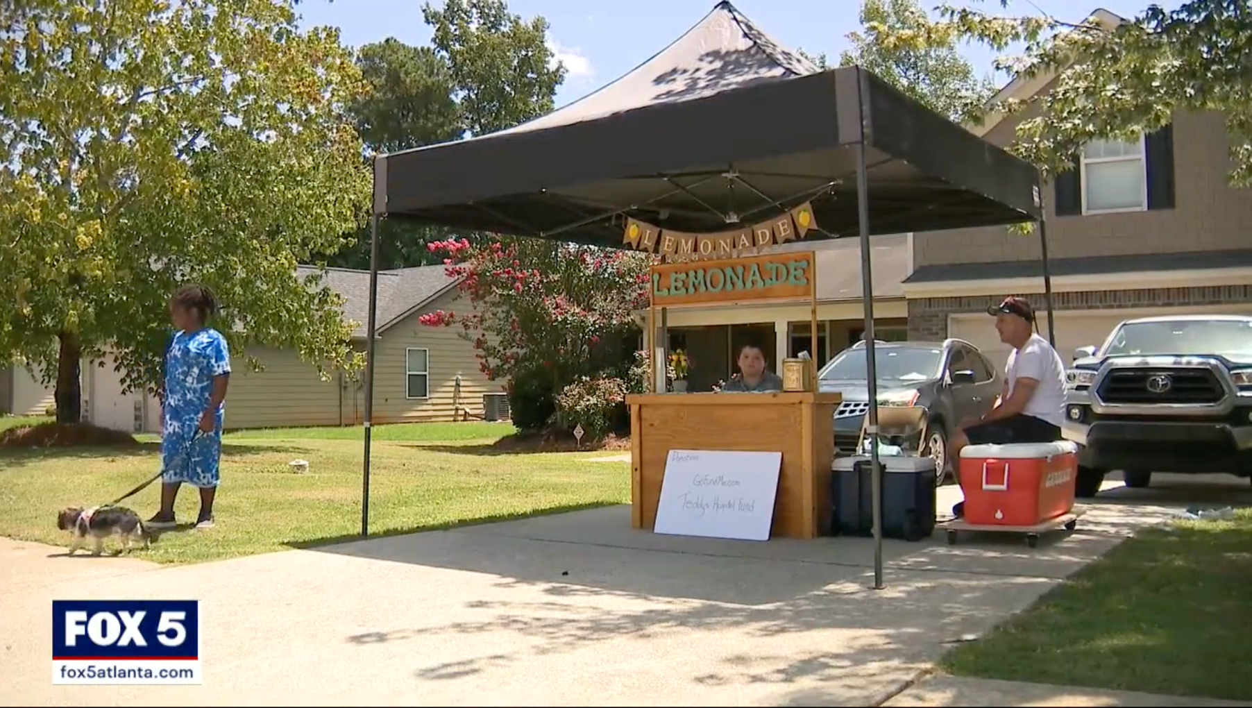 Teddy Counihan, 11, is selling lemonade to raise funds for his medical bills