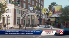 Seven injured in mass shooting in downtown Orlando