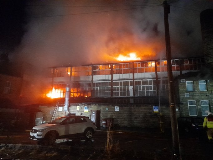 The fire at La Perla/Burless House started in the early hours of Tuesday morning