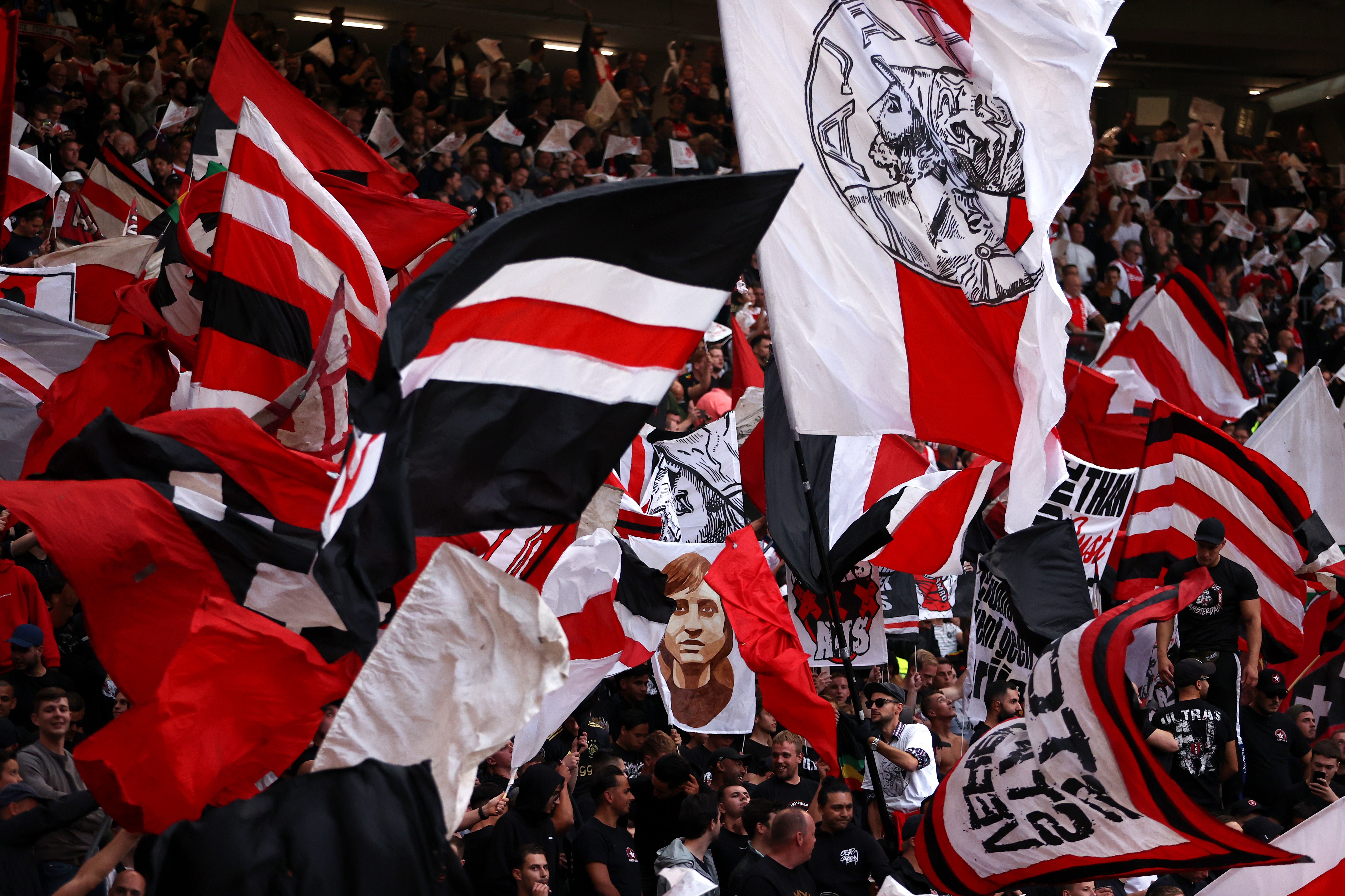 Ajax have said that cardboard signs are a fire hazard