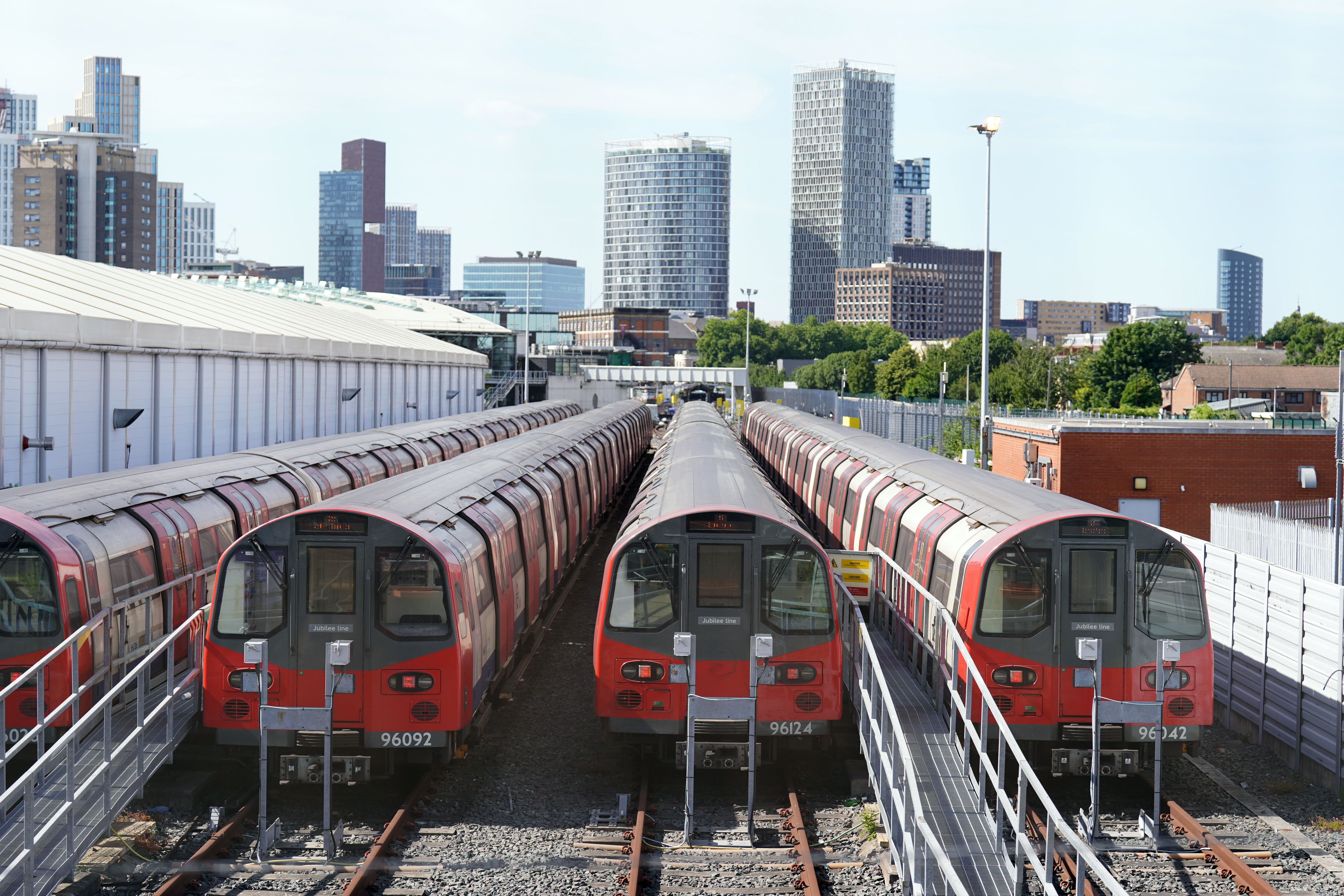 Transport workers in London will strike on August 19 (Stefan Rousseau/PA)