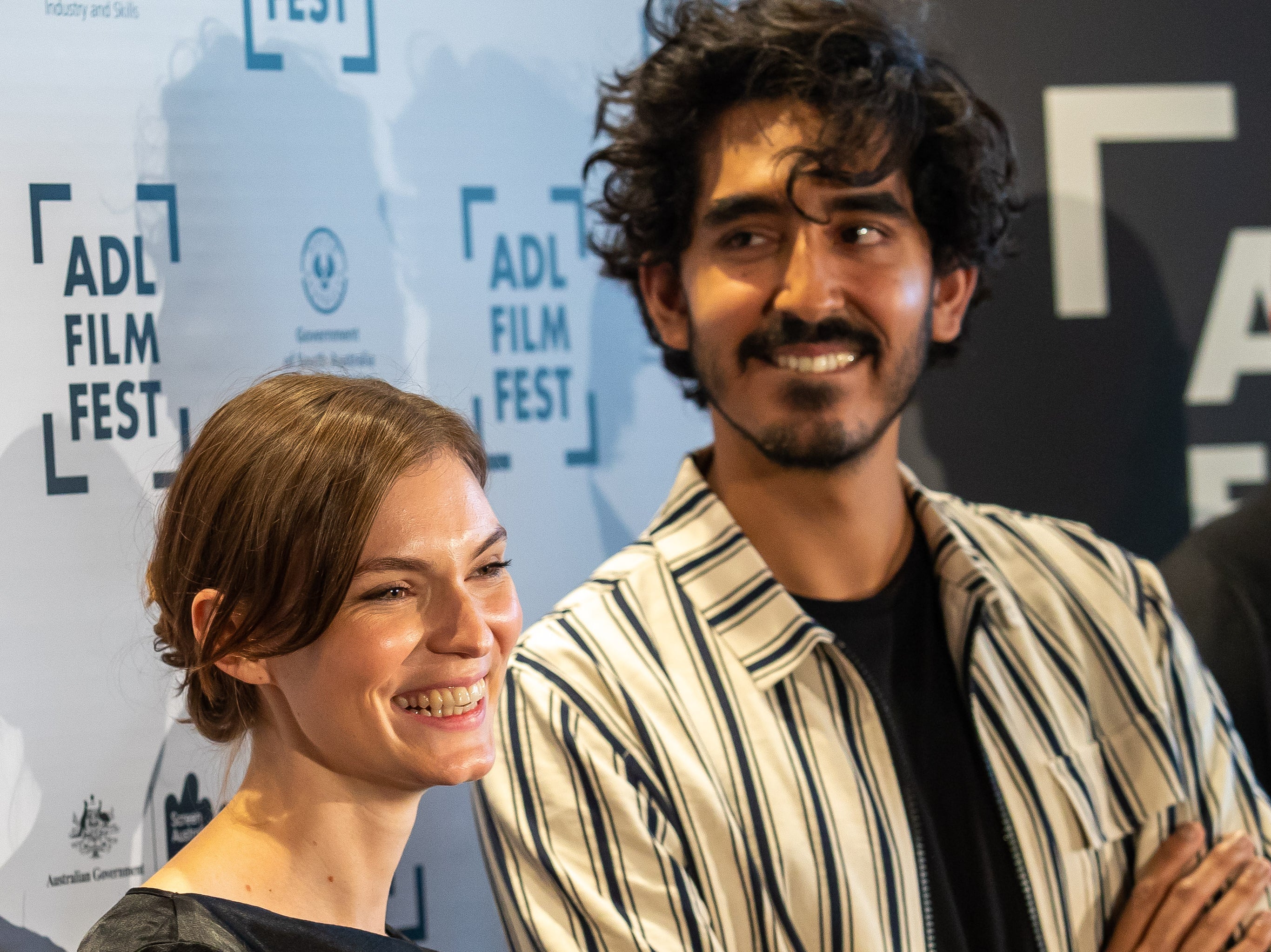 Dev Patel with Australian actor girlfriend Tilda Cobham-Hervey