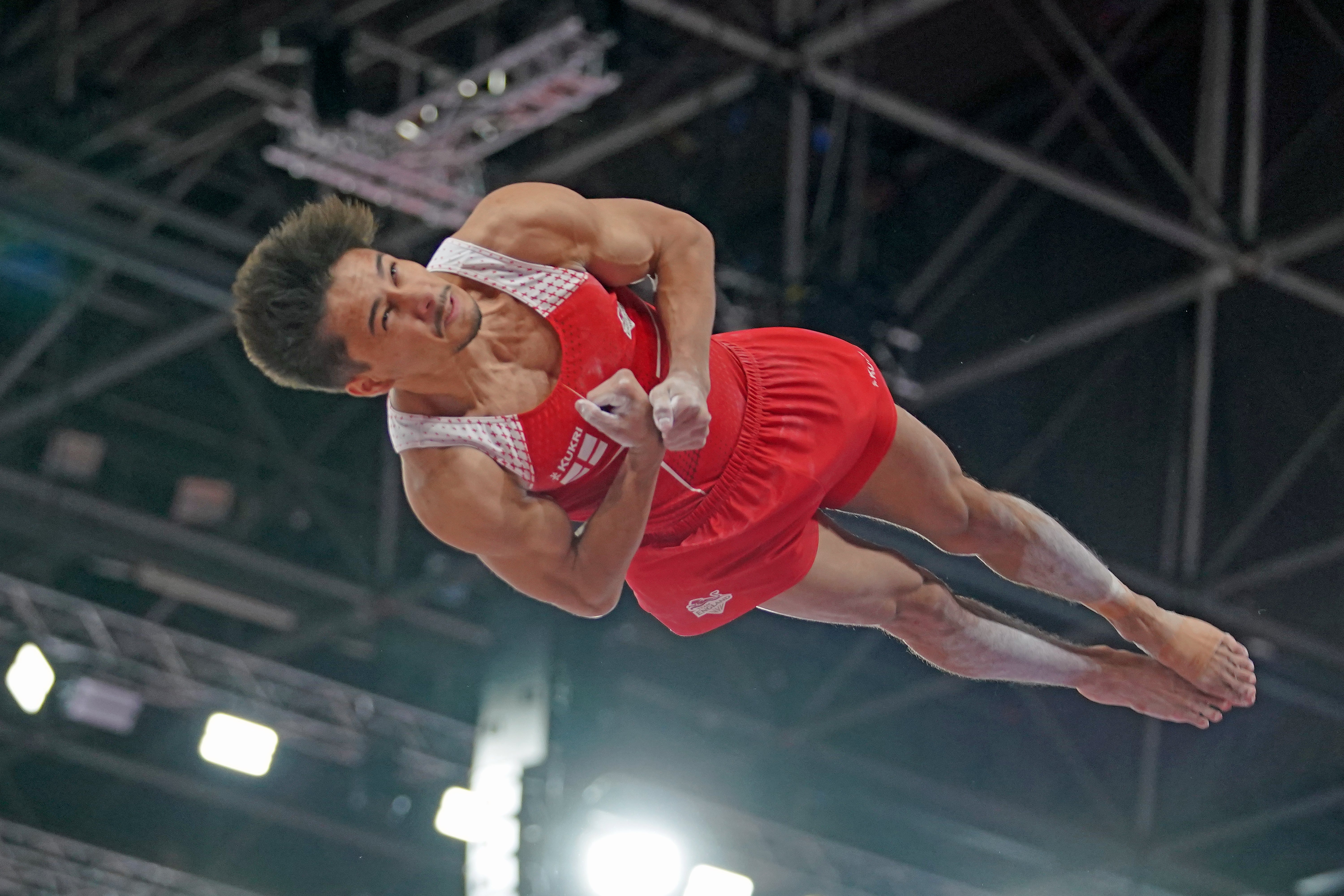 Jake Jarman soared to four gold medals in Birmingham (Zac Goodwin/PA)