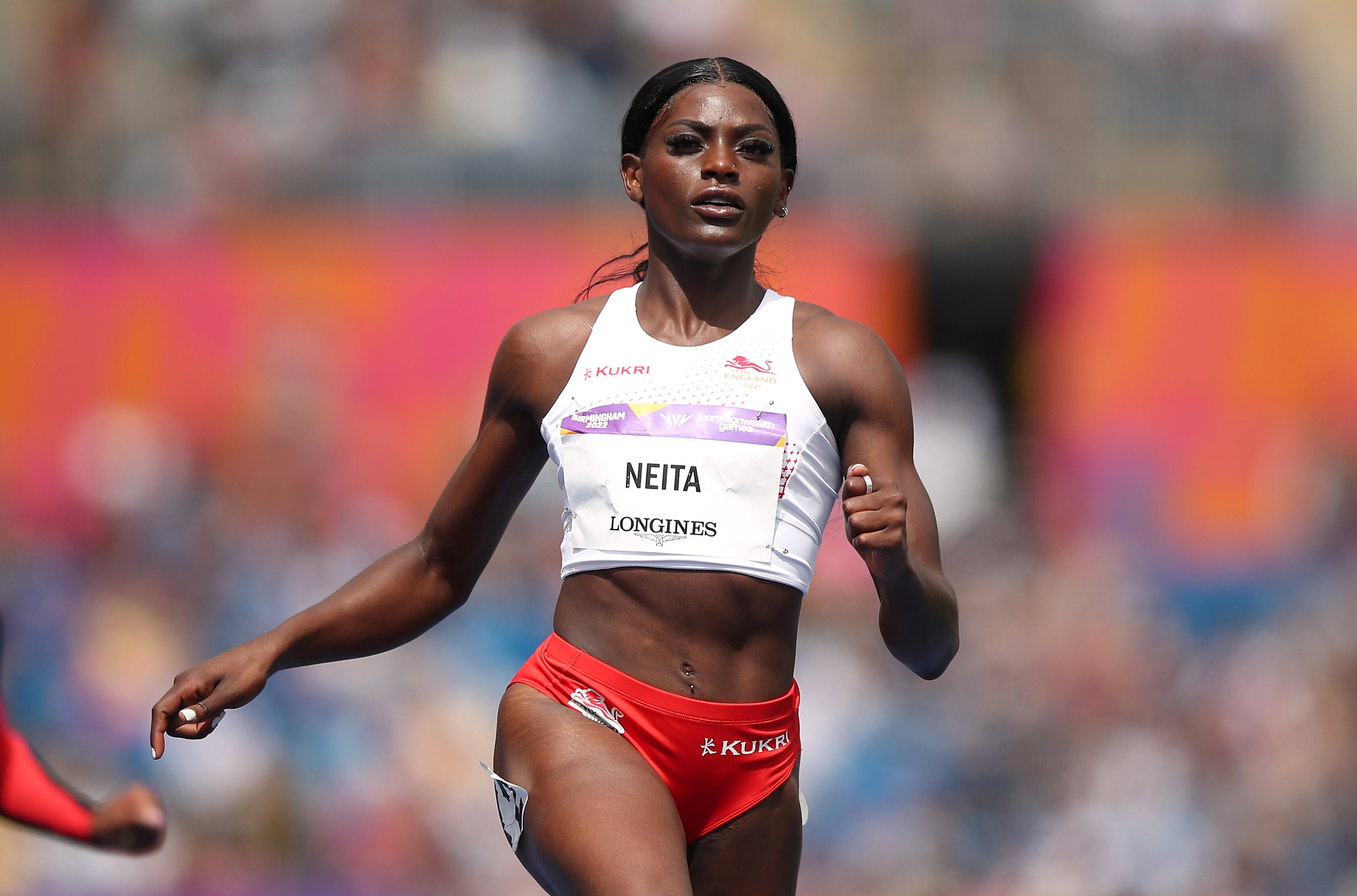 Daryll Neita won her heat in the 100m (Isaac Parkin/PA)