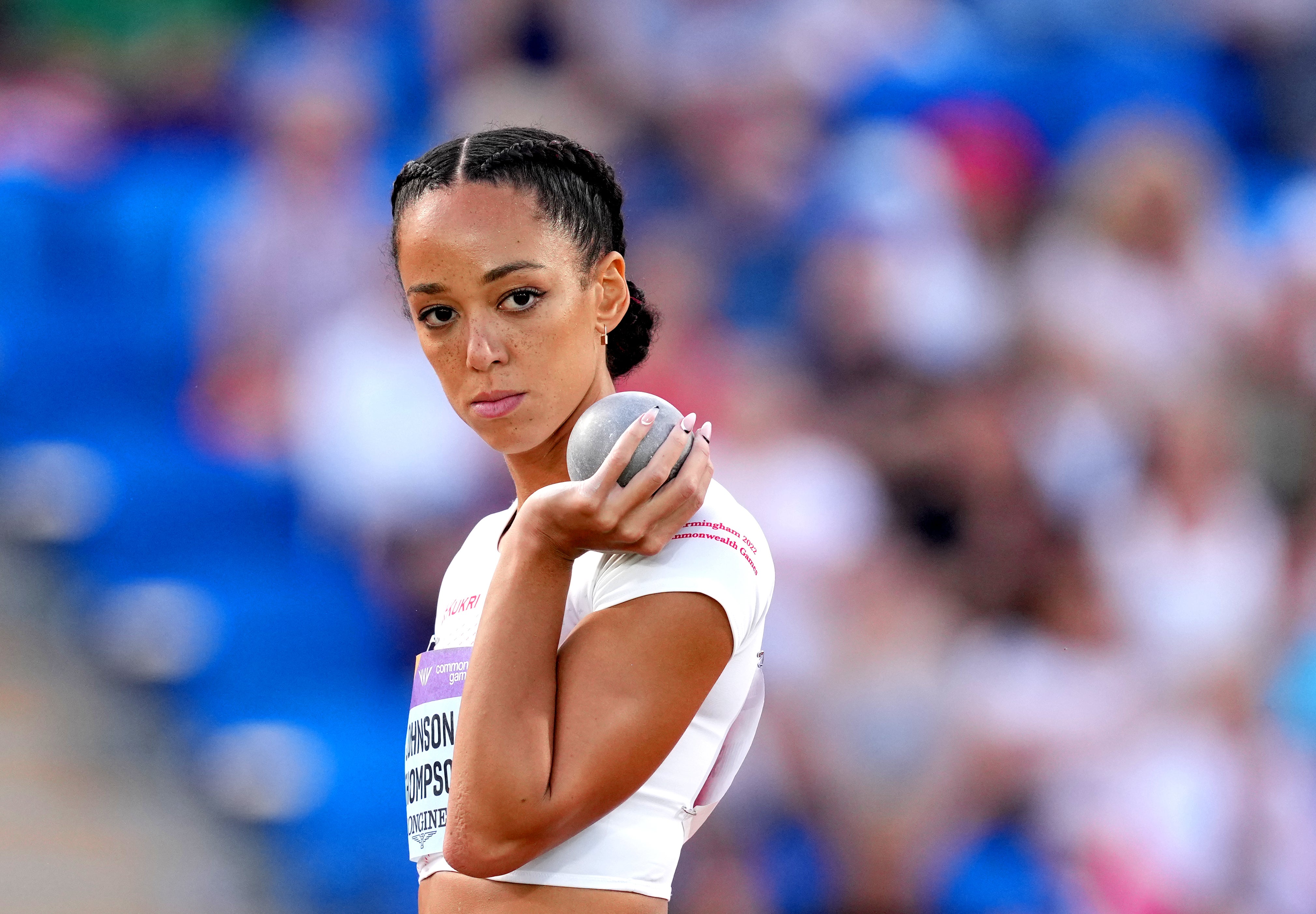 England’s Katarina Johnson-Thompson is battling to retain her title (Martin Rickett/PA)