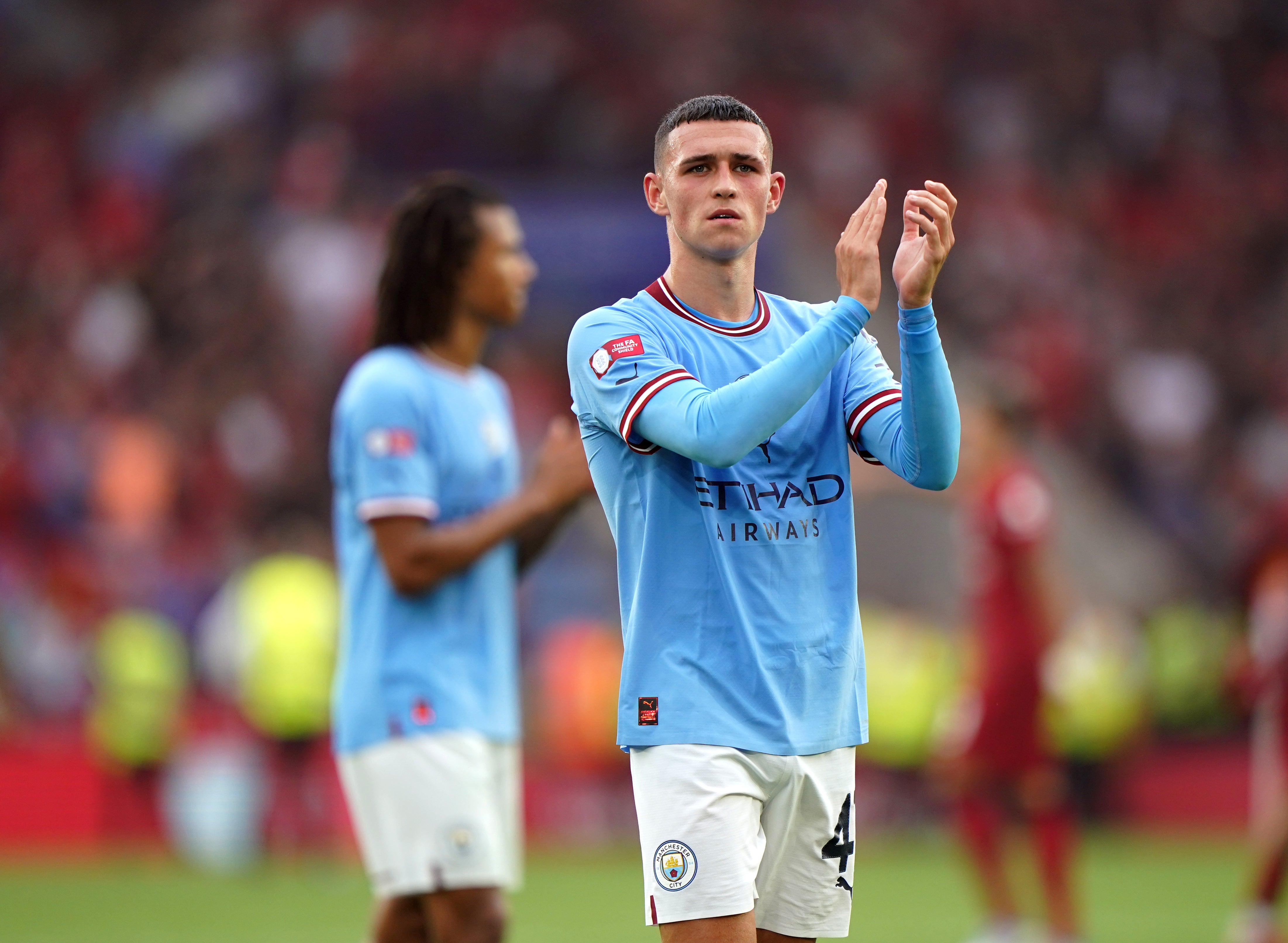 Phil Foden and Manchester City have reportedly agreed terms on a new contract for the 22-year-old midfielder (Joe Giddens/PA)