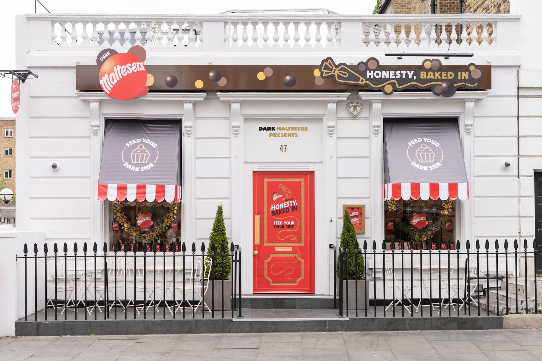 GBBO star Crystelle Pereira opens Maltesers ‘Honesty Baked In’ bakery offering confession cakes that encourage people to feed their dark side (Maltesers/PA)