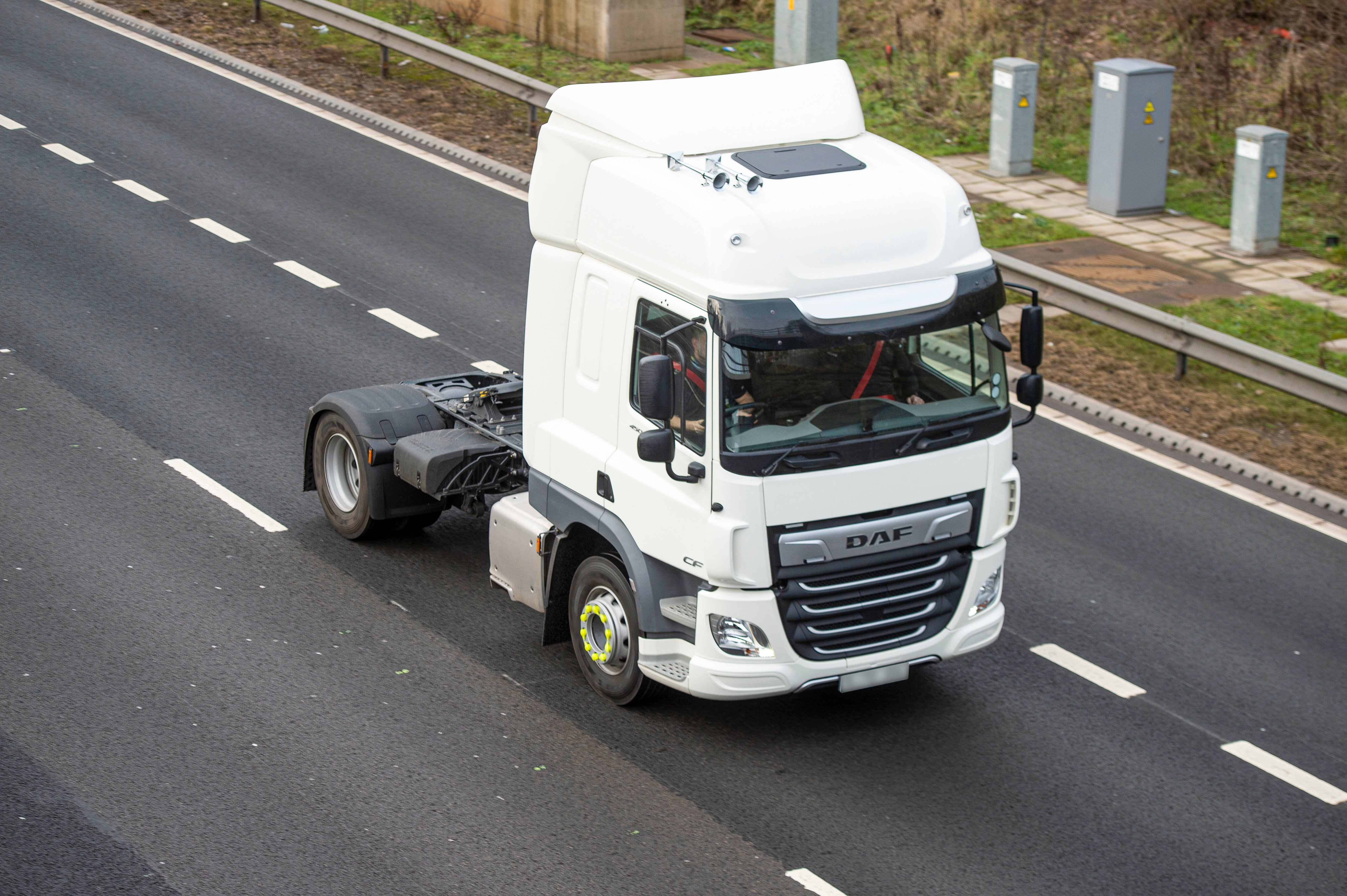 An unmarked police lorry cab out ‘spotting’ road offences and crimes