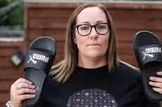 Woman electrocuted while hoovering lawn ‘saved by her sandals’