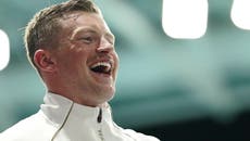 Commonwealth Games: Adam Peaty jokes that son is ready for Paris Olympics