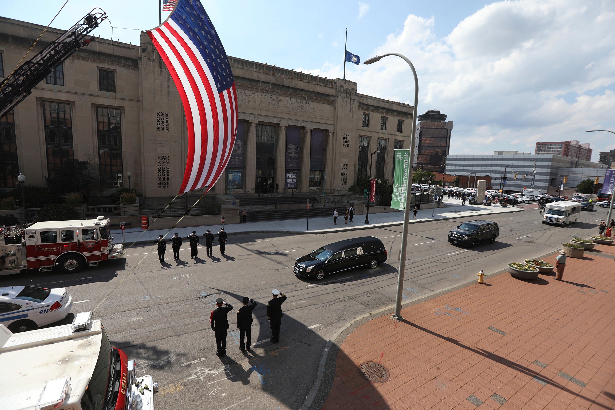 APTOPIX Rochester Officers Shot