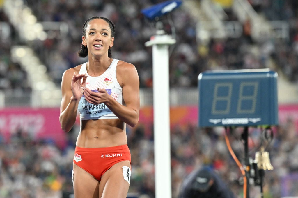 Johnson-Thompson produced a lifetime best in the javelin as she cruised to gold