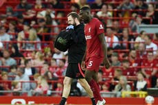 Liverpool facing spell without Ibrahima Konate through injury